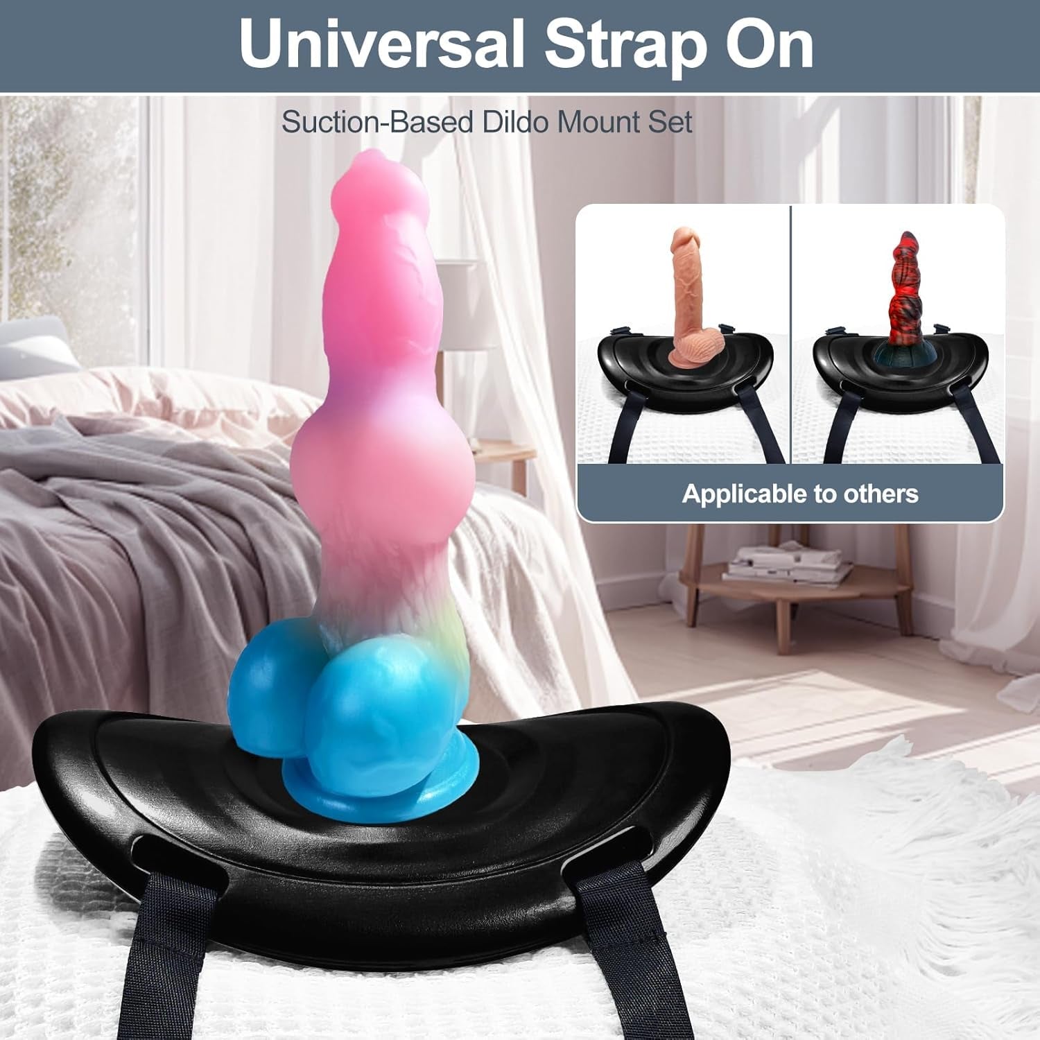 NoirRide Suction Cup Dildo Saddle Mount - Vixen | Nova Network