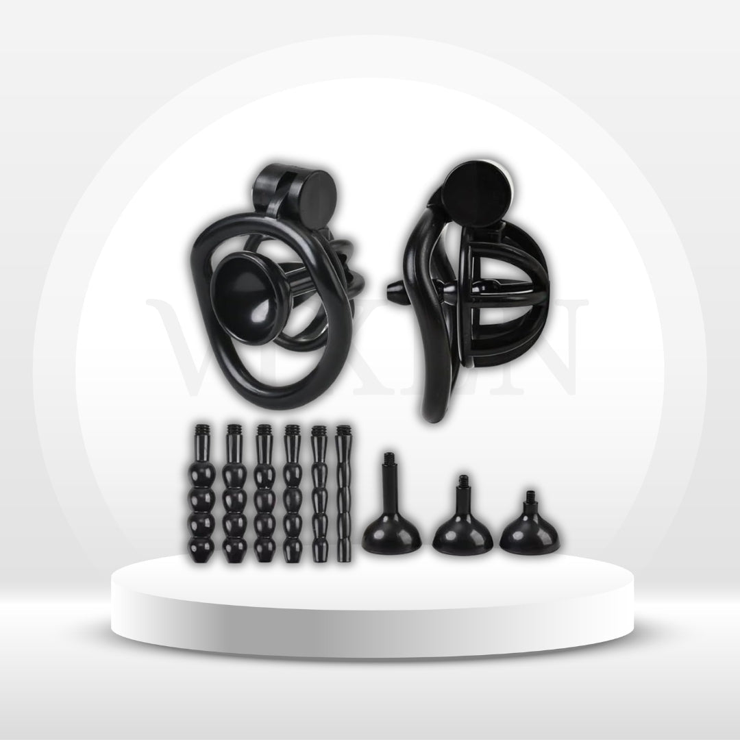 NoirVault Male Chastity Cage Kit - Vixen | Nova Network