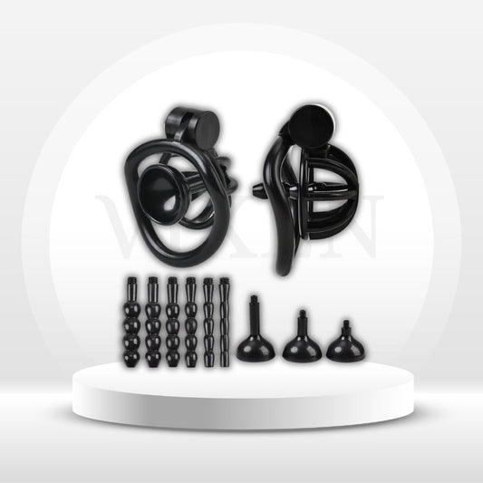 NoirVault Male Chastity Cage Kit - Vixen | Nova Network