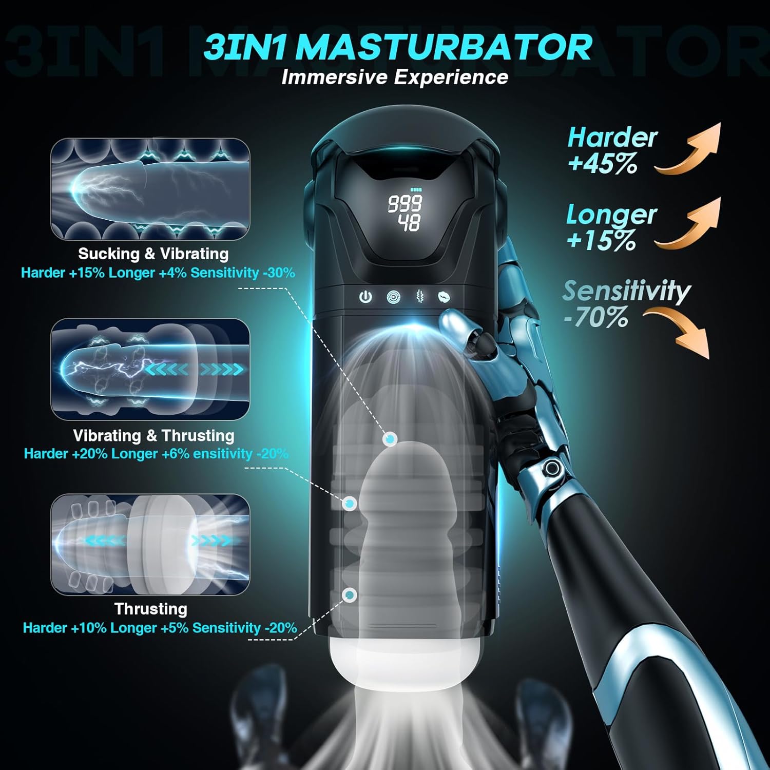 NovaCore 9X Pleasure Masturbator - Vixen | Nova Network