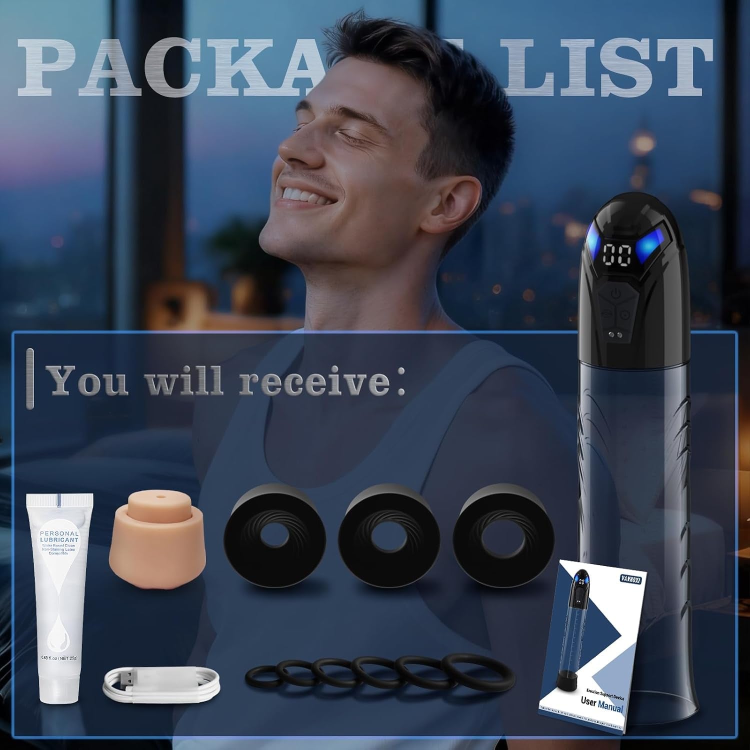 NovaThrust Electric Penis Pump & Male Masturbator - Vixen Adult Playroom