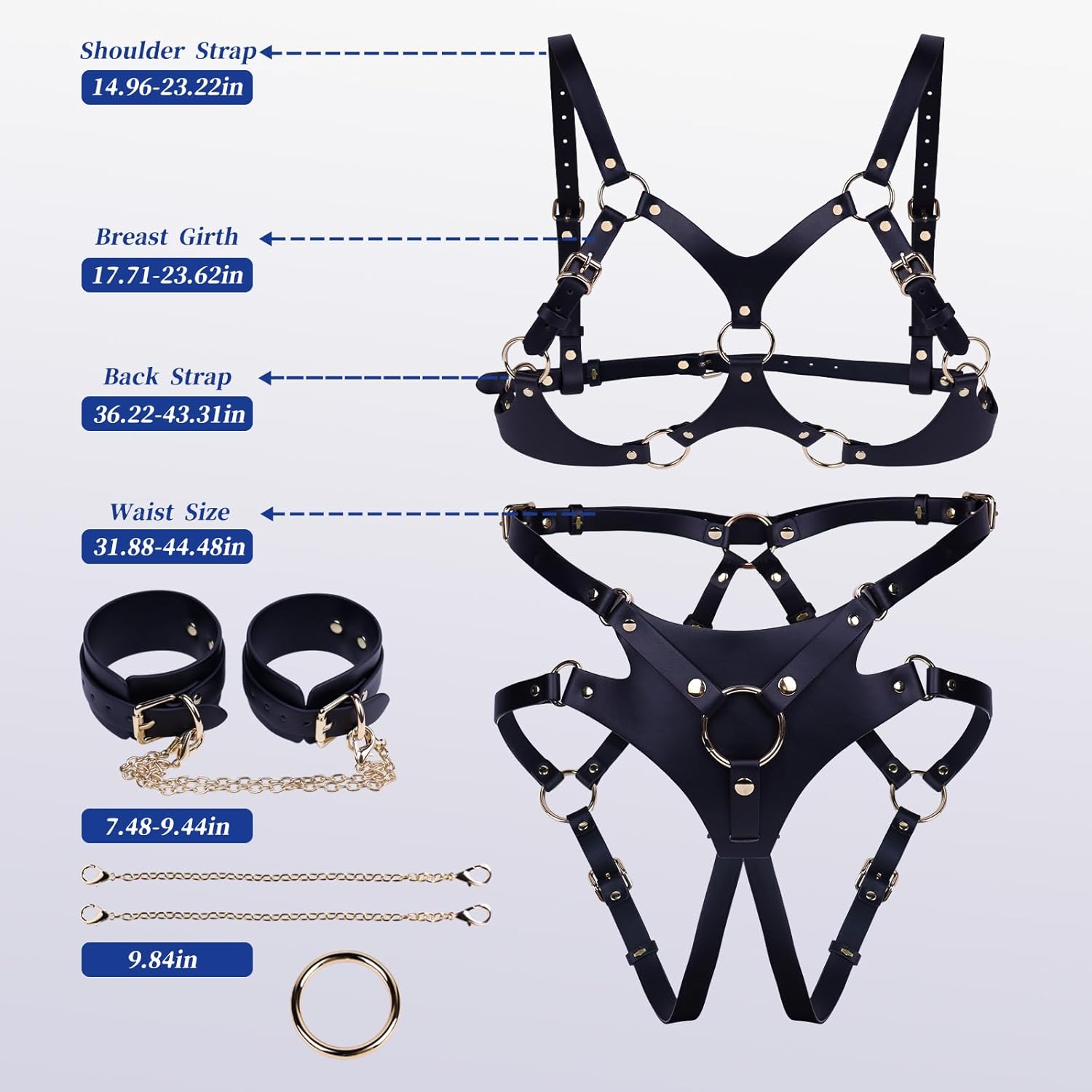 ObeyBra BDSM Breast Restraint Strap - On Harness Set - Vixen | Nova Network