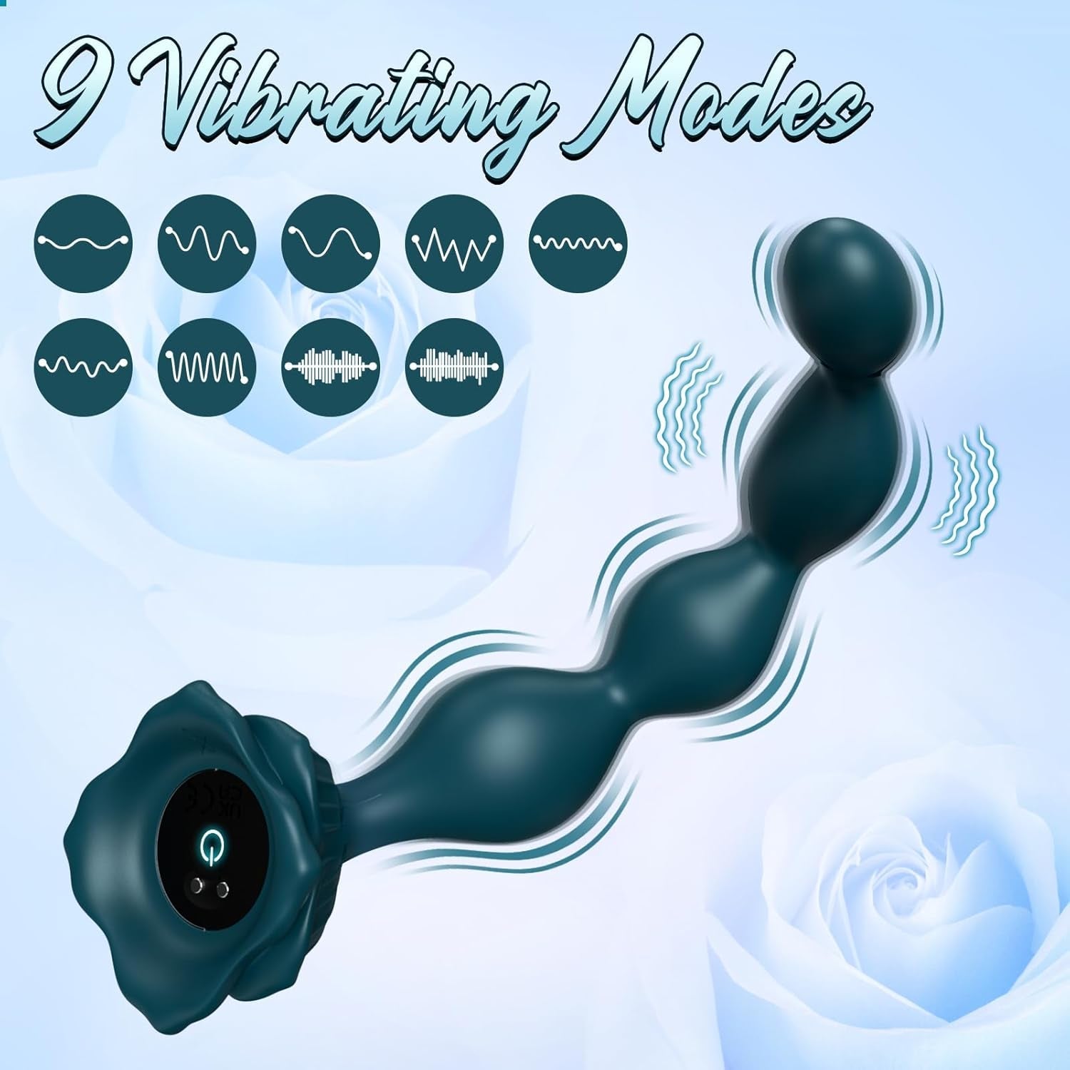 OceanKiss Prostate Massager Vibrator with 9 Modes - Vixen | Nova Network