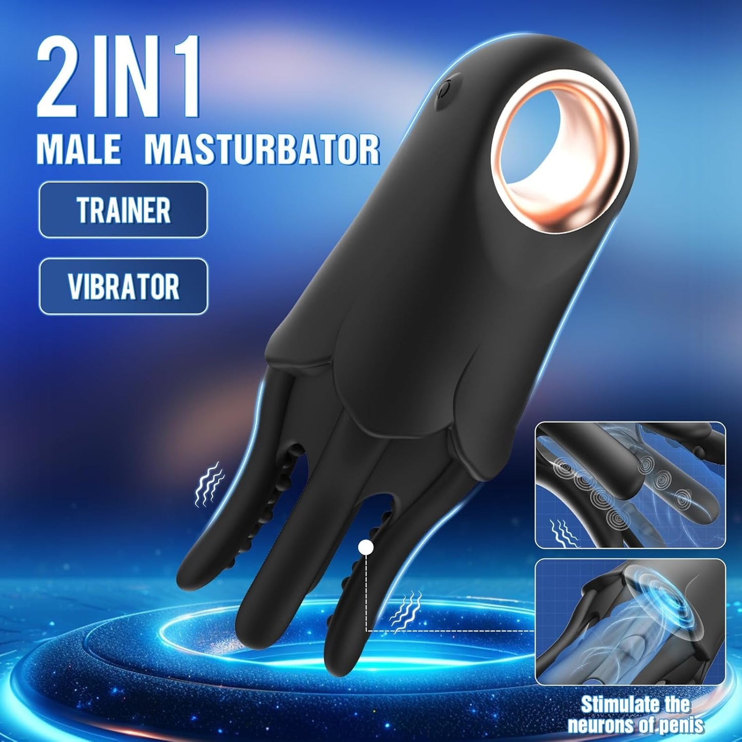 OctoGrip Male Tentacle Training Vibrator - Vixen | Nova Network