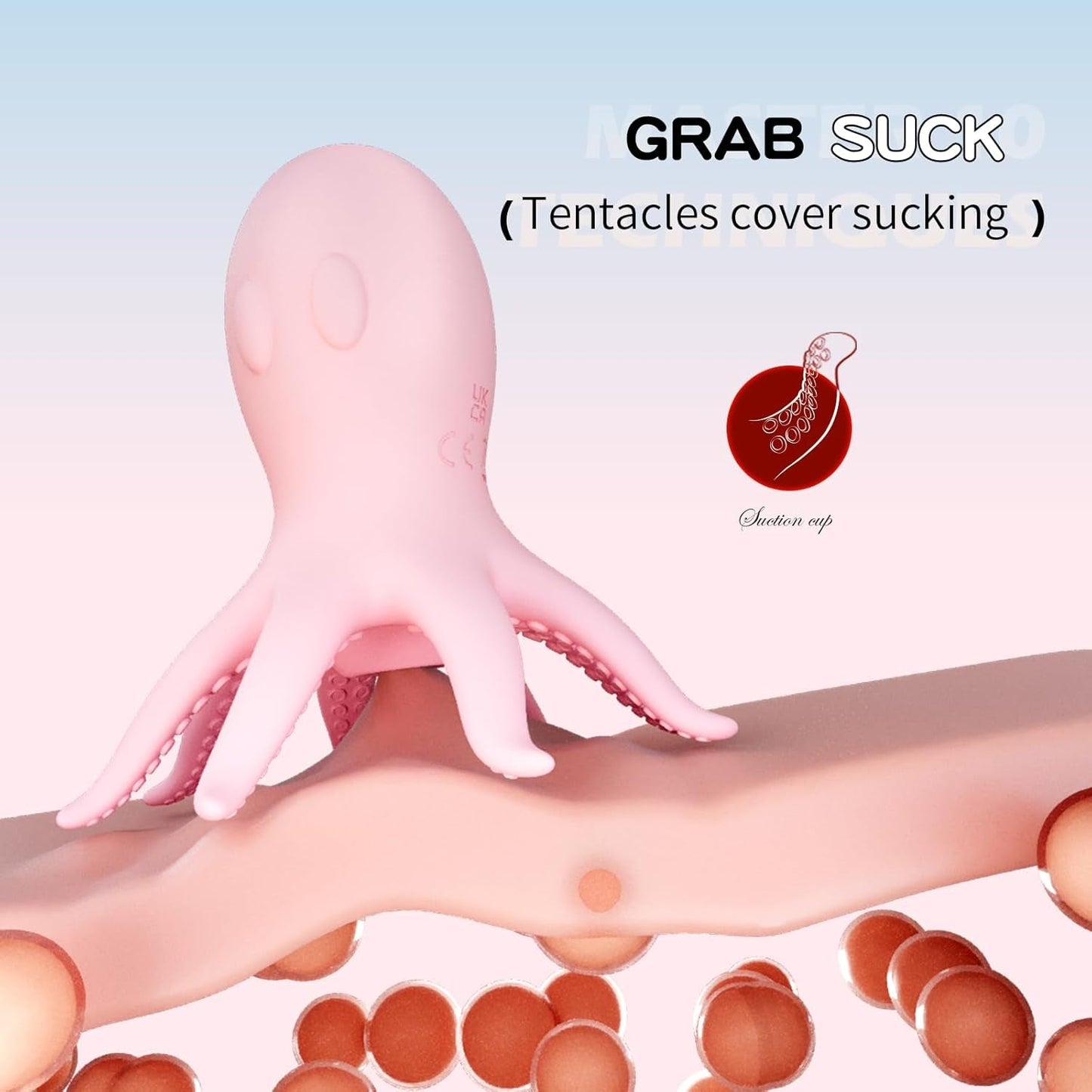 OctoTease Multi - Zone Octopus Nipple Vibrator - Vixen | Nova Network