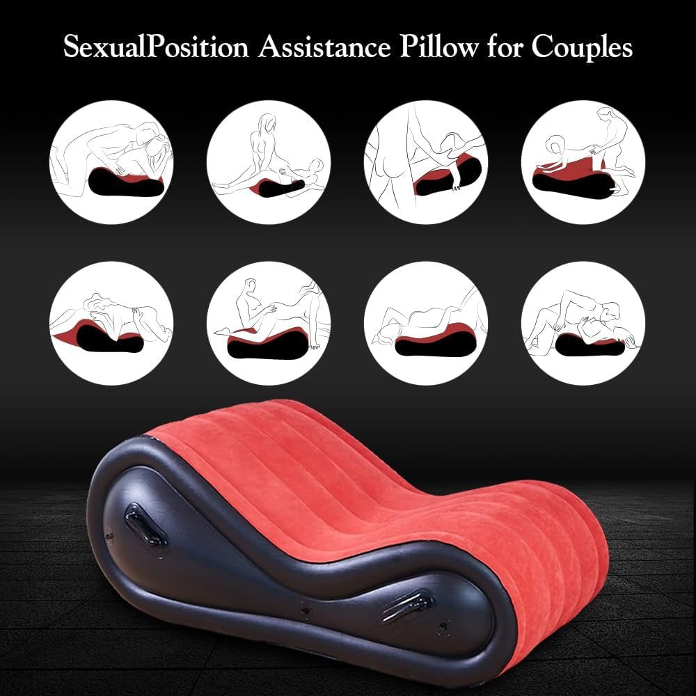 OnyxBond Inflatable Sex Sofa with Cuffs - Vixen | Nova Network