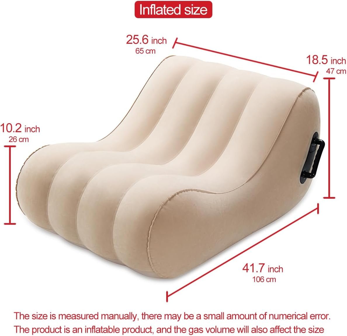 OnyxCurve Inflatable Sex Sofa with Handles - Vixen | Nova Network