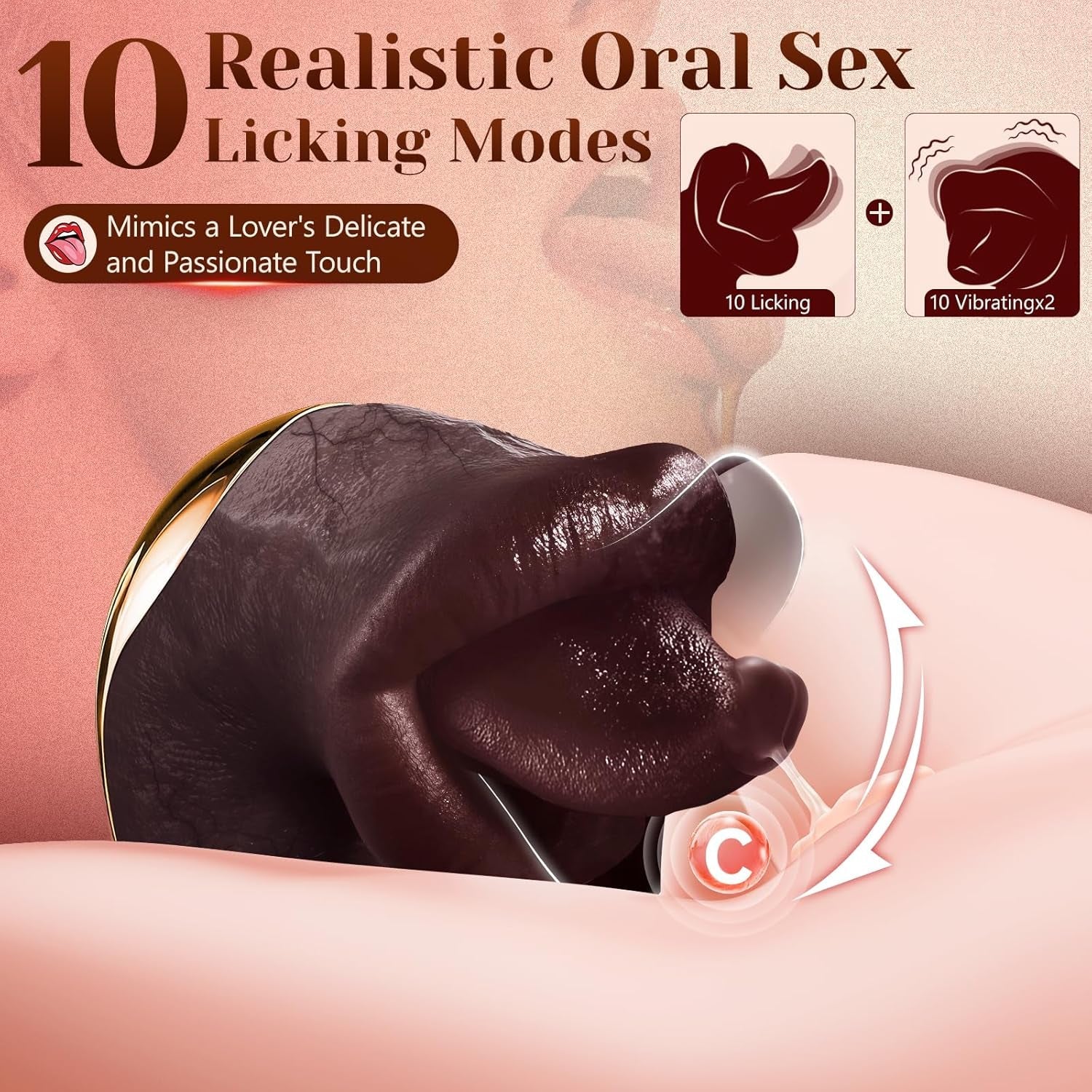 OnyxLick AI Sync Licking Thrusting G-Spot Dildo - Vixen | Nova Network