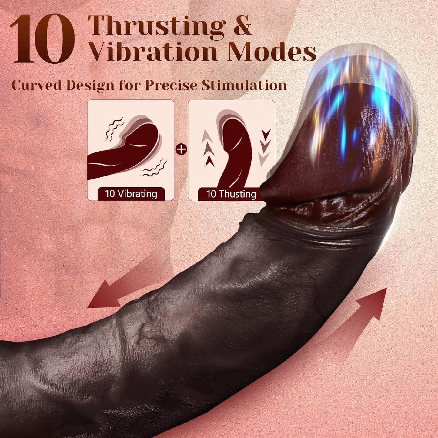 OnyxLick AI Sync Licking Thrusting G-Spot Dildo - Vixen | Nova Network