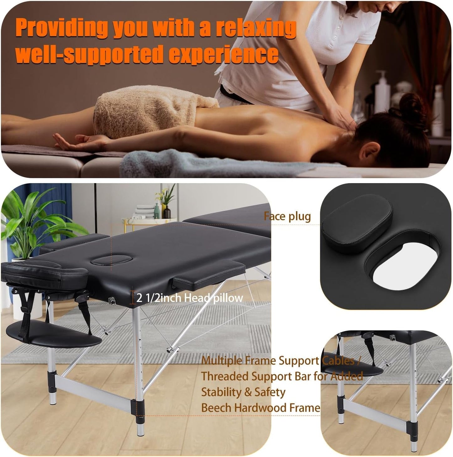 OnyxRelief Portable Sensual Massage Sex Table - Vixen | Nova Network