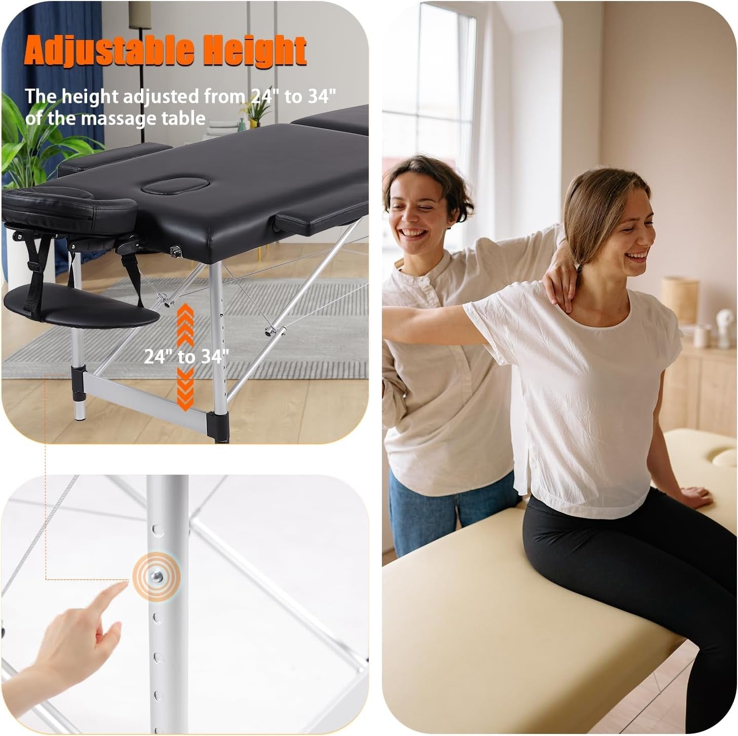 OnyxRelief Portable Sensual Massage Sex Table - Vixen | Nova Network