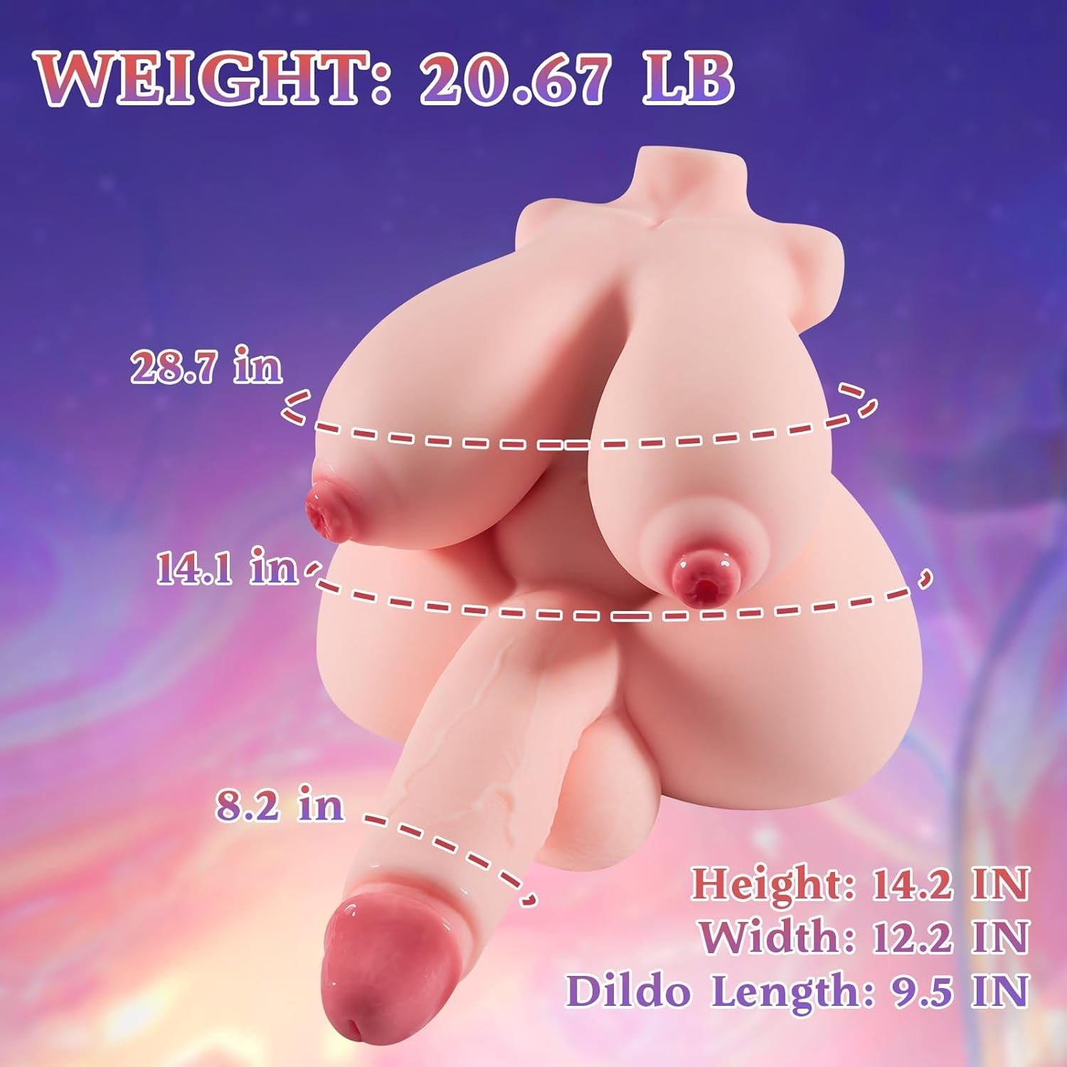 OpalCurve 5 - Channel Trans Torso Sex Doll - Vixen | Nova Network