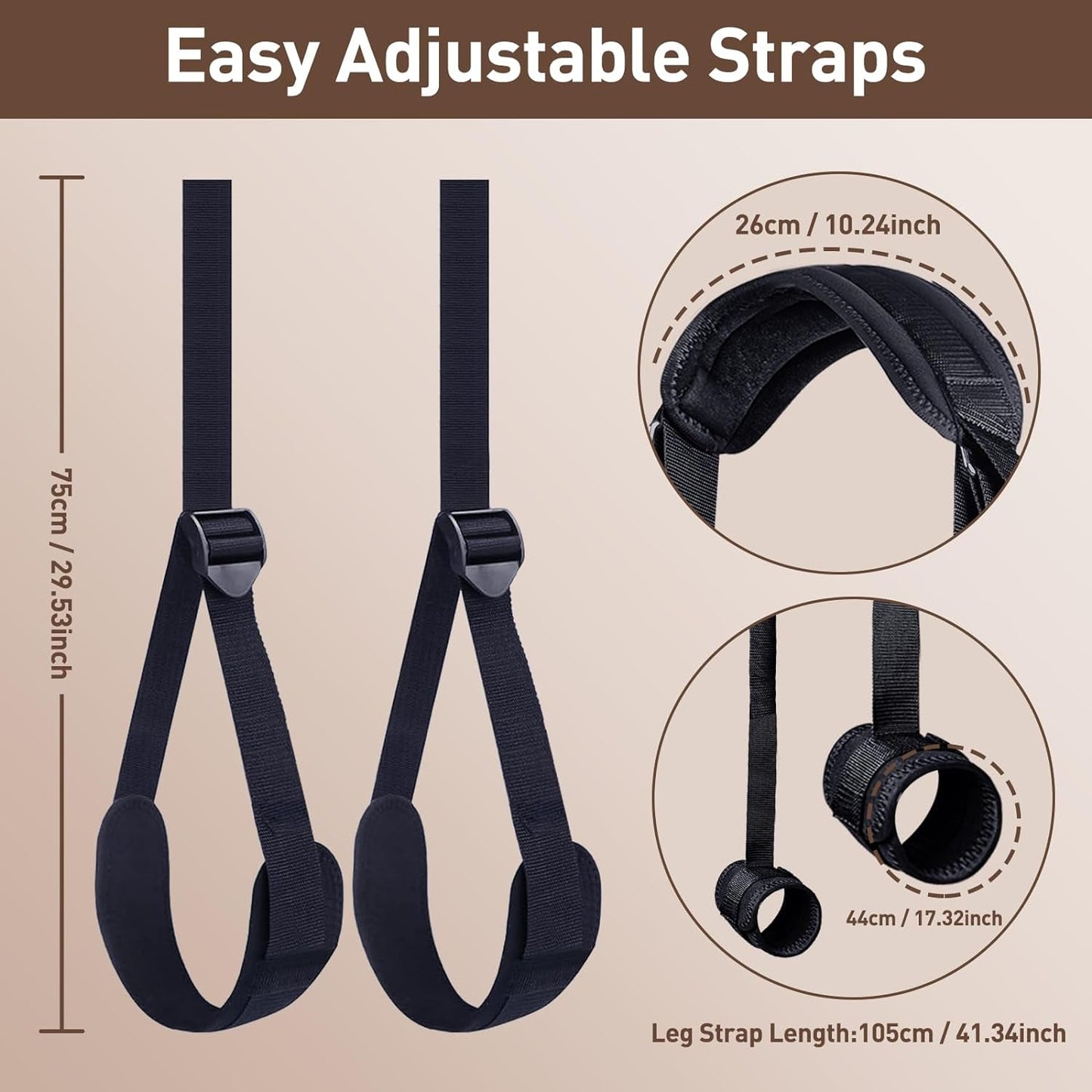 OpenAccess Neck-to-Thigh Sex Sling – Adjustable Cuffs & Straps - Vixen Adult Playroom