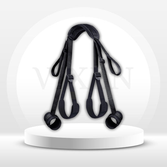 OpenAccess Neck-to-Thigh Sex Sling – Adjustable Cuffs & Straps - Vixen Adult Playroom