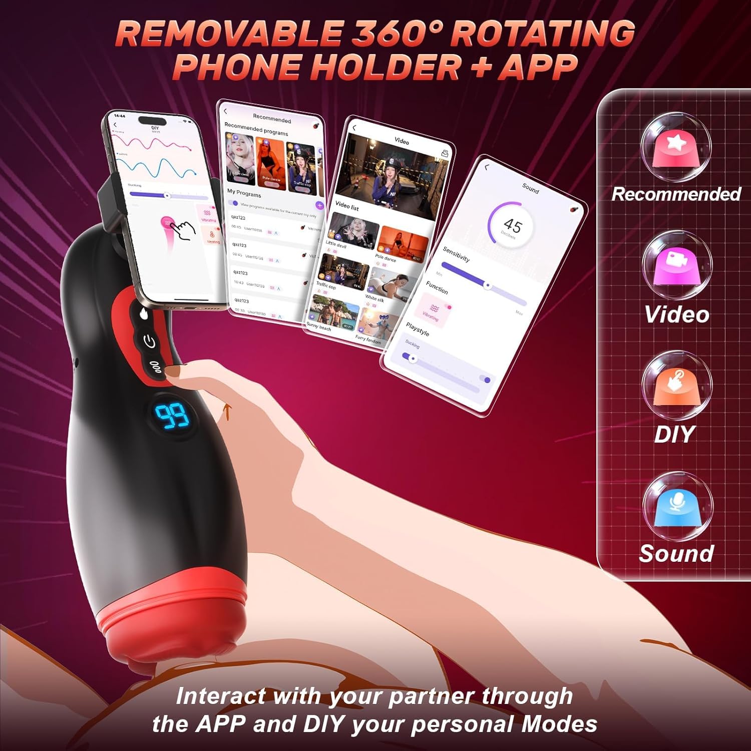 OralSync Heated Stroker Pro - Vixen | Nova Network