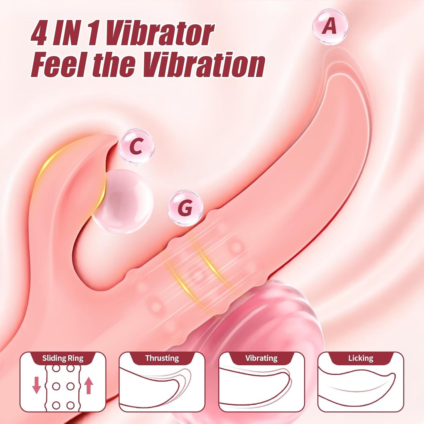 OrbitalHare Rotating Bead Rabbit Vibrator - Vixen | Nova Network
