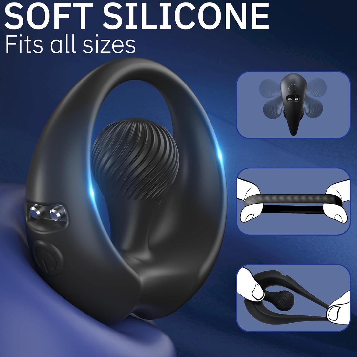 OrbitBead Vibrating Cock Ring & Clitoral Stimulator - Vixen | Nova Network