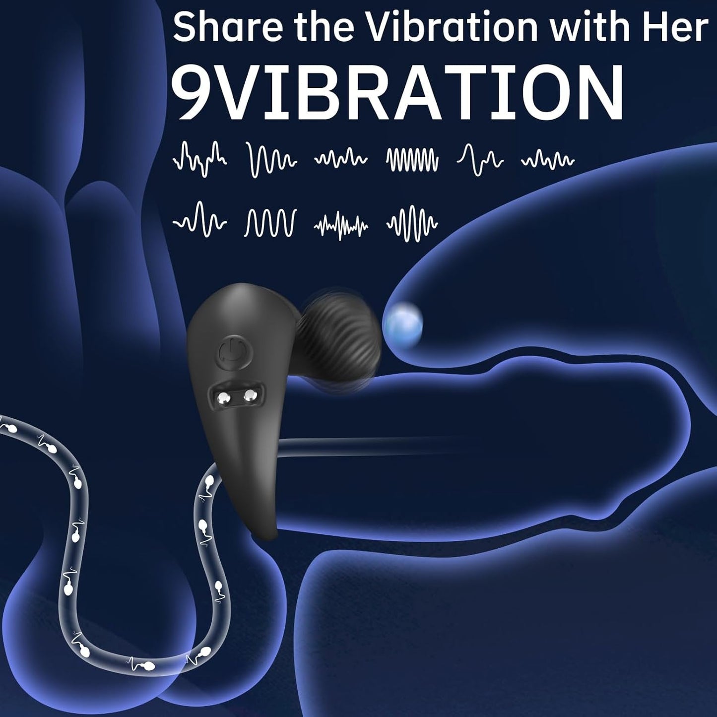 OrbitBead Vibrating Cock Ring & Clitoral Stimulator - Vixen | Nova Network