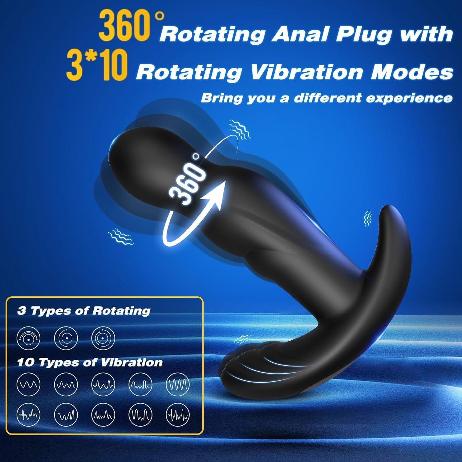 OrbitBliss 360° Rotating Prostate Massager | Remote Vibe - Vixen | Nova Network