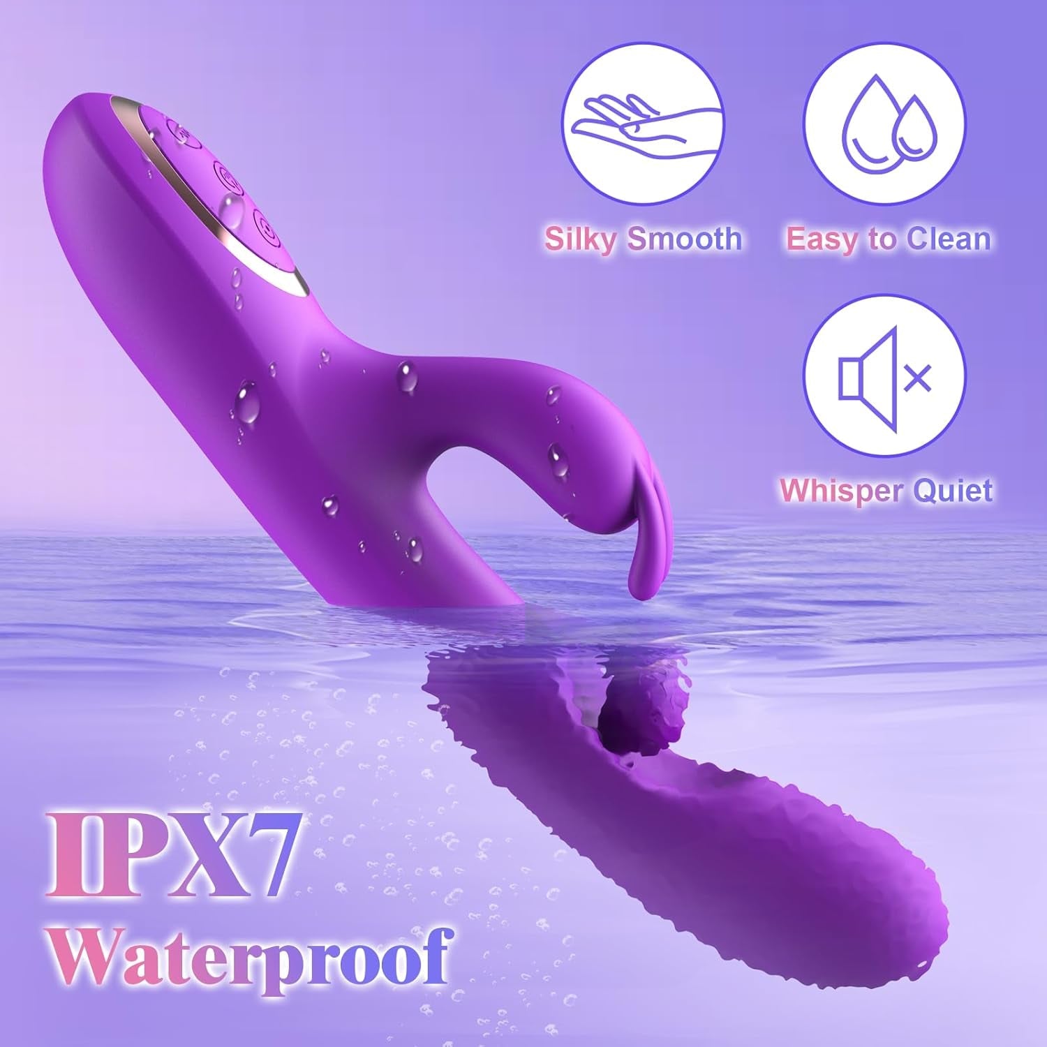 OrbitPulse 3 - in - 1 Bead Rabbit Vibrator - Vixen | Nova Network