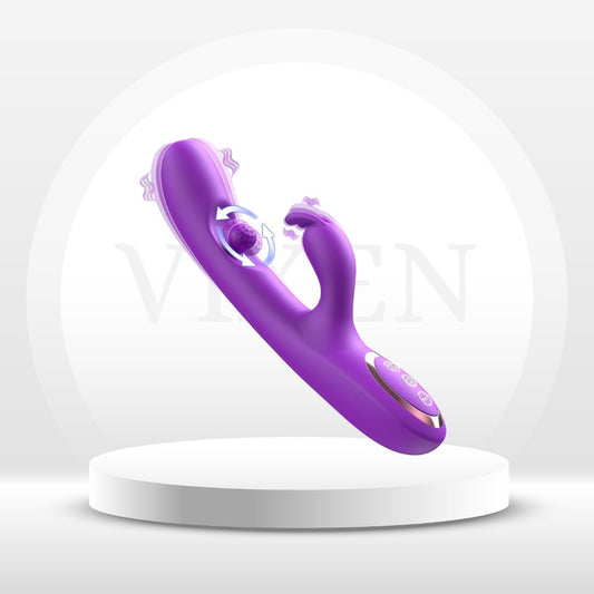 OrbitPulse 3 - in - 1 Bead Rabbit Vibrator - Vixen | Nova Network