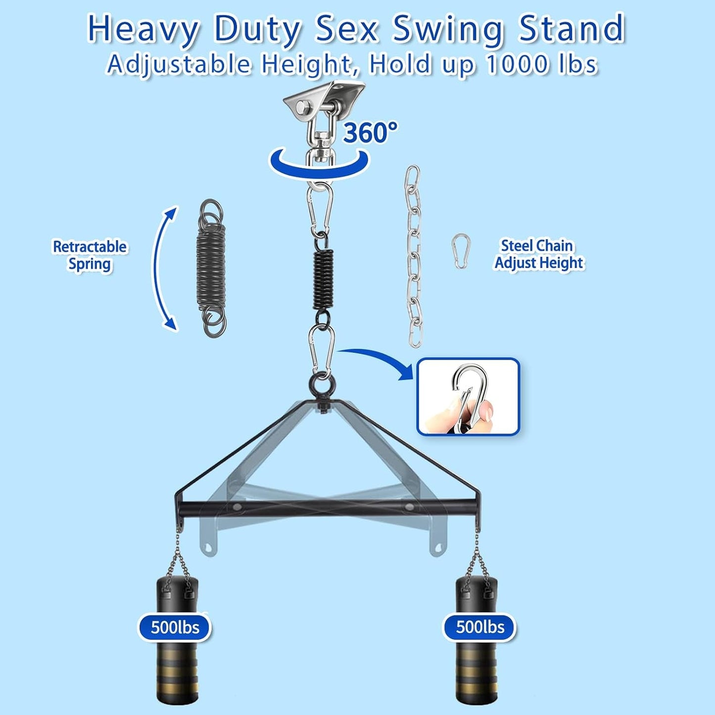 OrbitSling 360° Ceiling Sex Swing - Vixen Adult Playroom