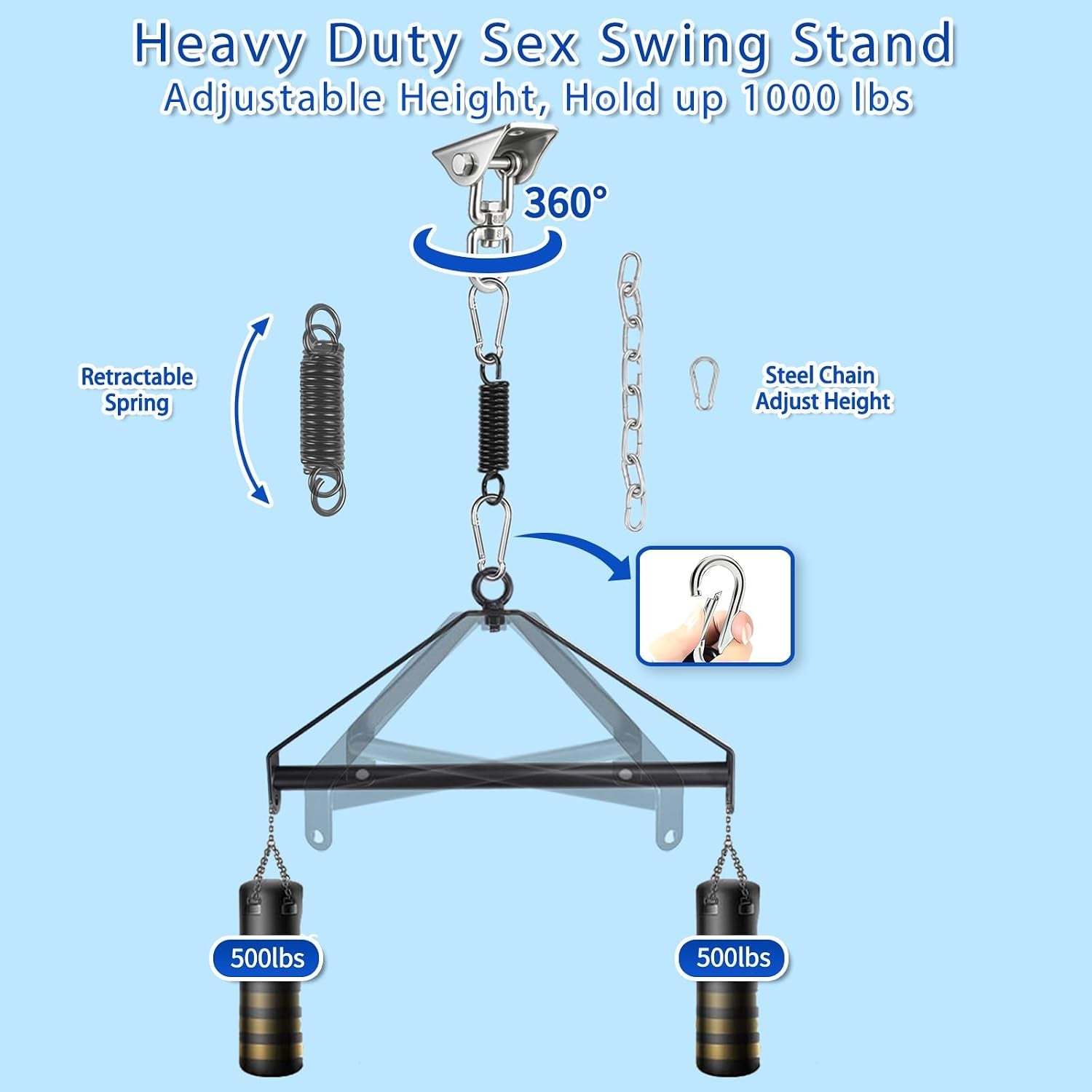 OrbitSling 360° Ceiling Sex Swing - Vixen Adult Playroom