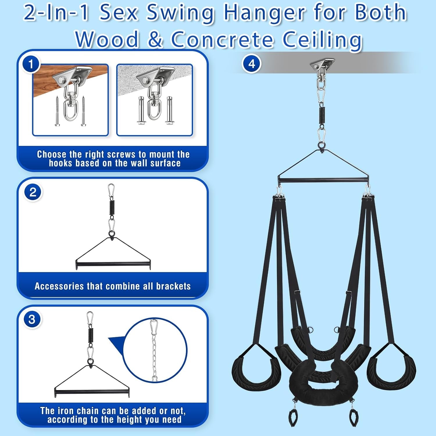 OrbitSling 360° Ceiling Sex Swing - Vixen Adult Playroom