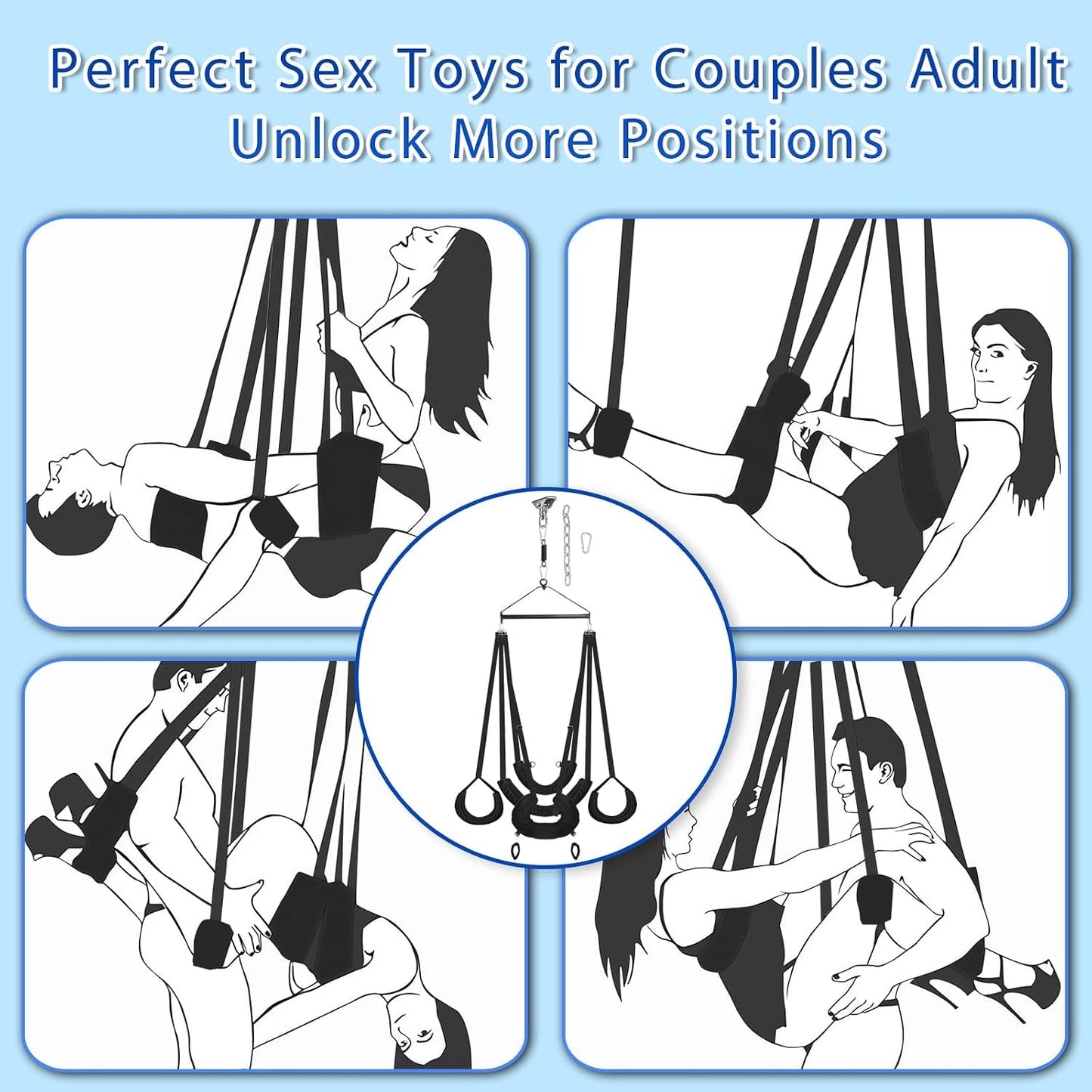 OrbitSling 360° Ceiling Sex Swing - Vixen Adult Playroom