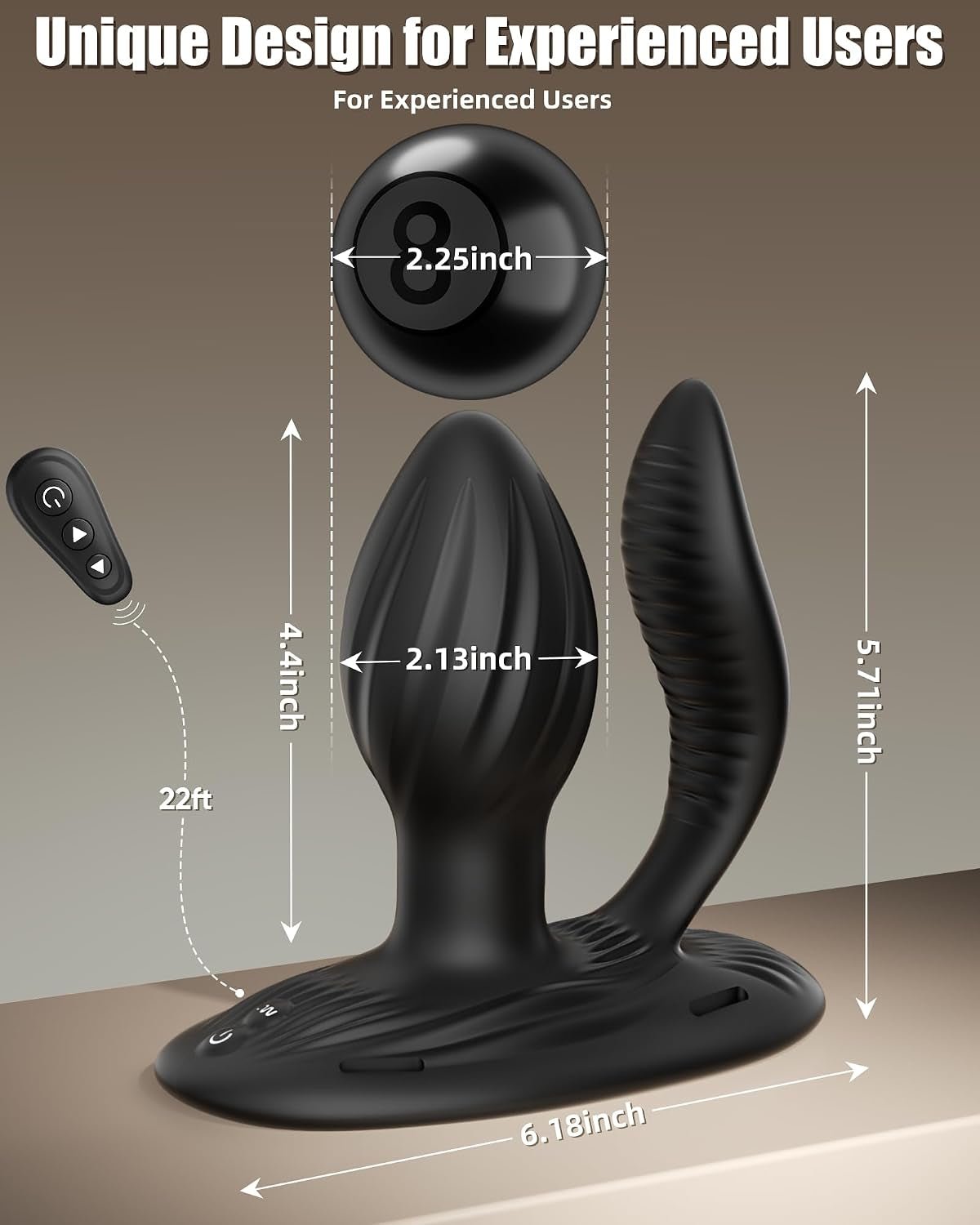 OrbitThrone 360° Rotating Prostate Massager Riding 9 Spin + 9 Vibe - Vixen | Nova Network