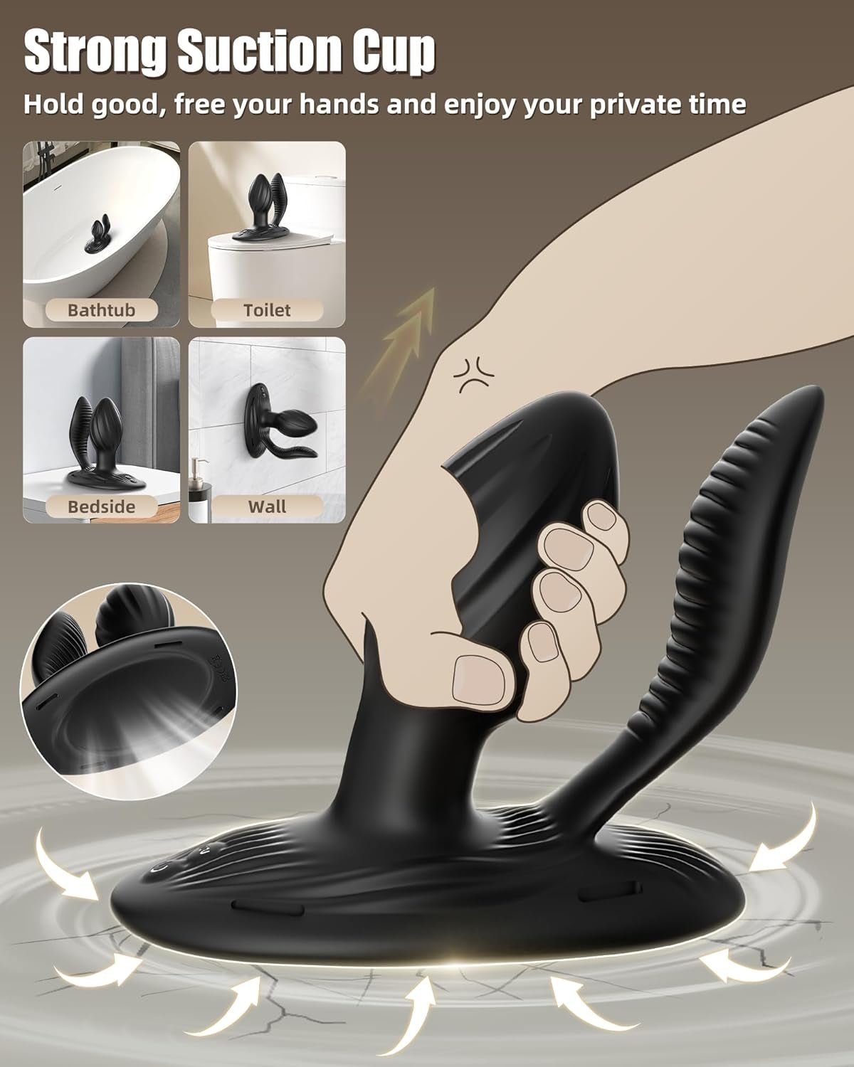 OrbitThrone 360° Rotating Prostate Massager Riding 9 Spin + 9 Vibe - Vixen | Nova Network