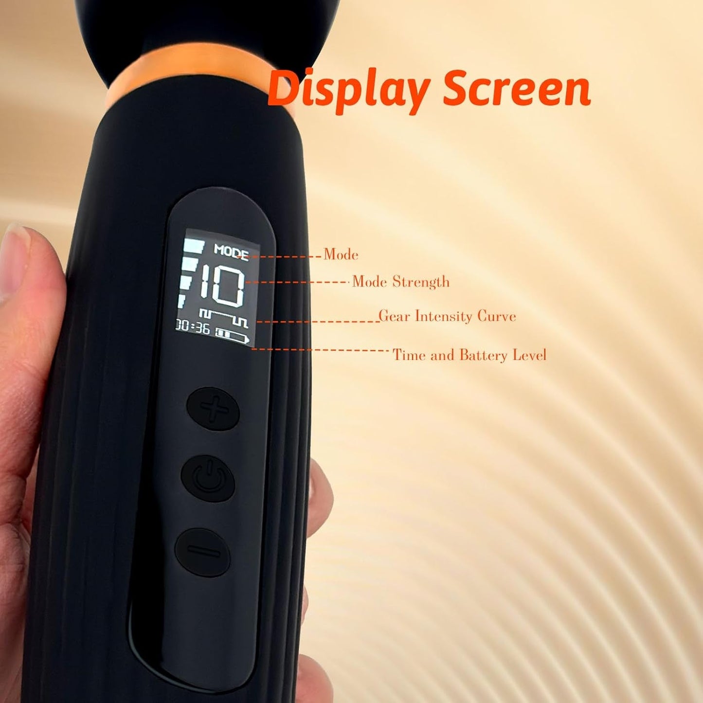 OrbLux Premium 10 Pattern Wand Massager Vibrator - Vixen | Nova Network