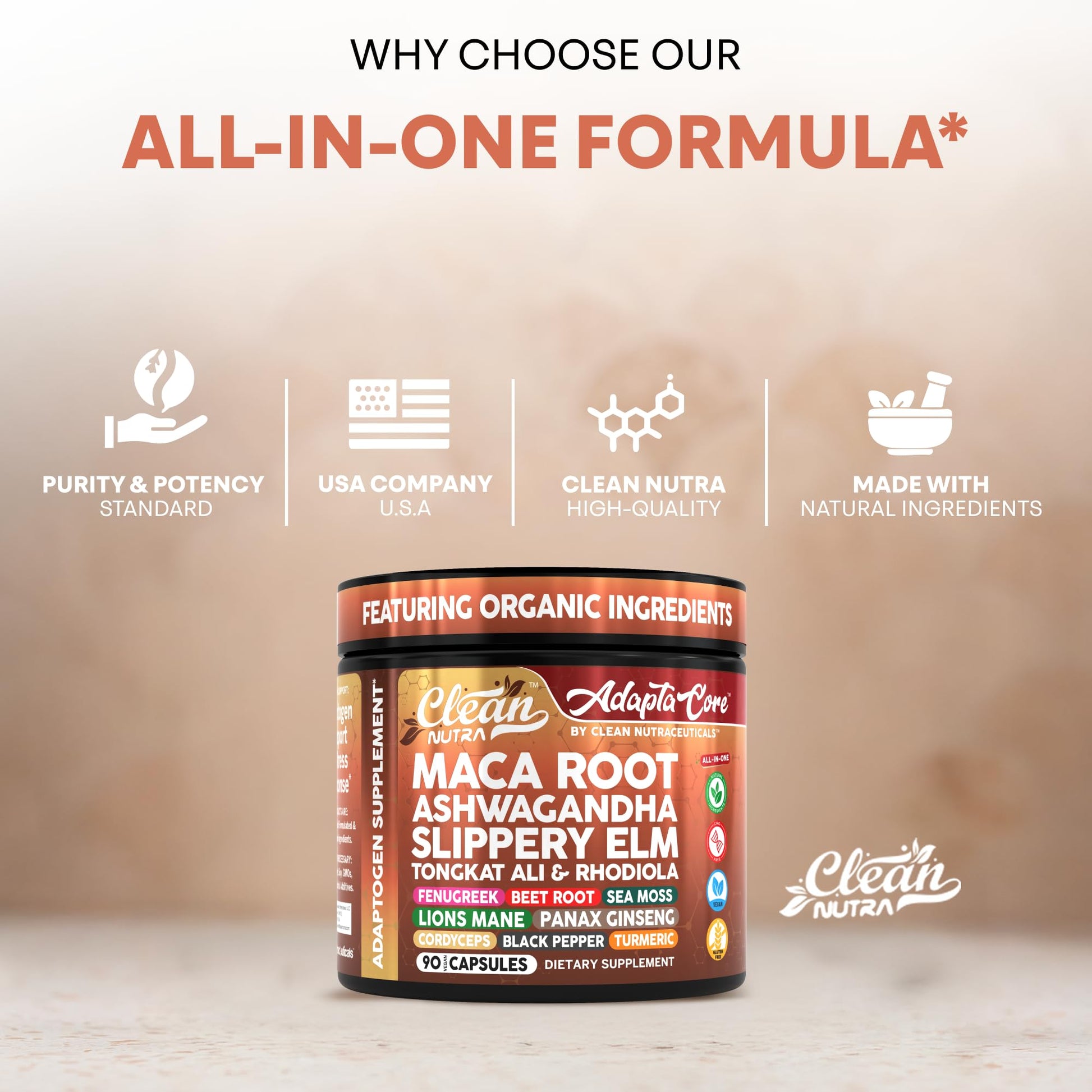 Organic Maca Libido Support Capsules - Vixen | Nova Network
