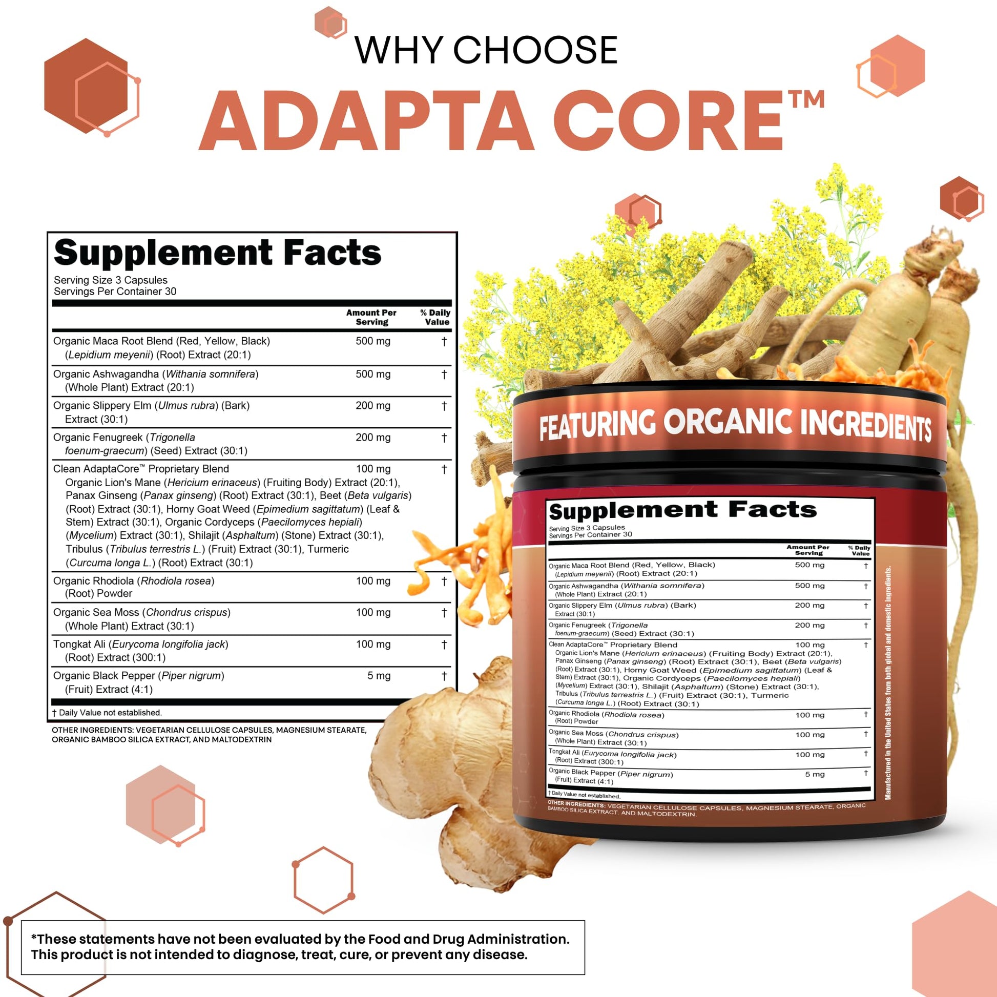 Organic Maca Libido Support Capsules - Vixen | Nova Network