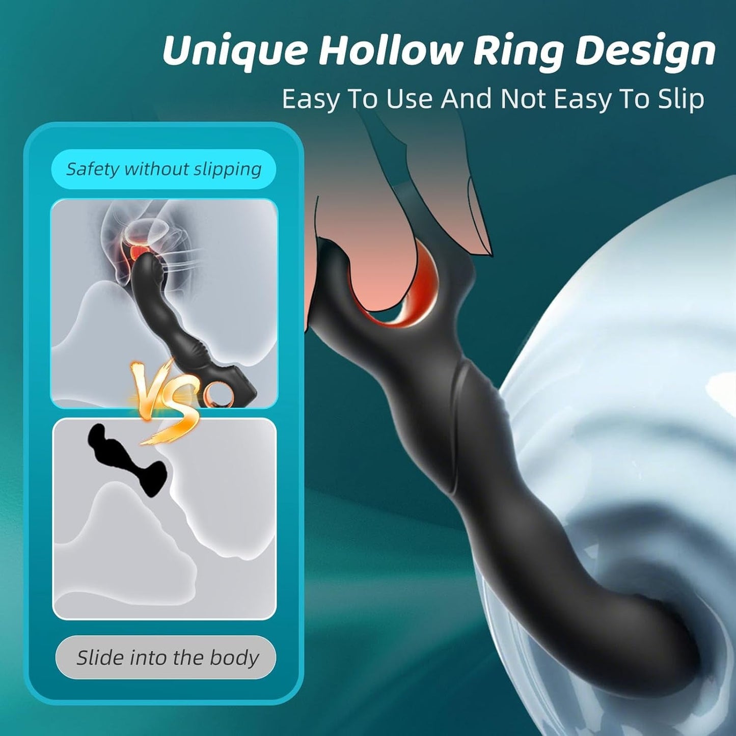 PalmPulse Beginner Prostate Massager Vibrator - Vixen | Nova Network