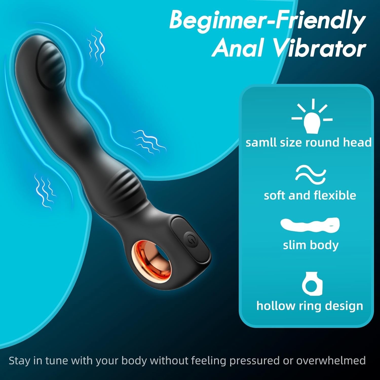 PalmPulse Beginner Prostate Massager Vibrator - Vixen | Nova Network