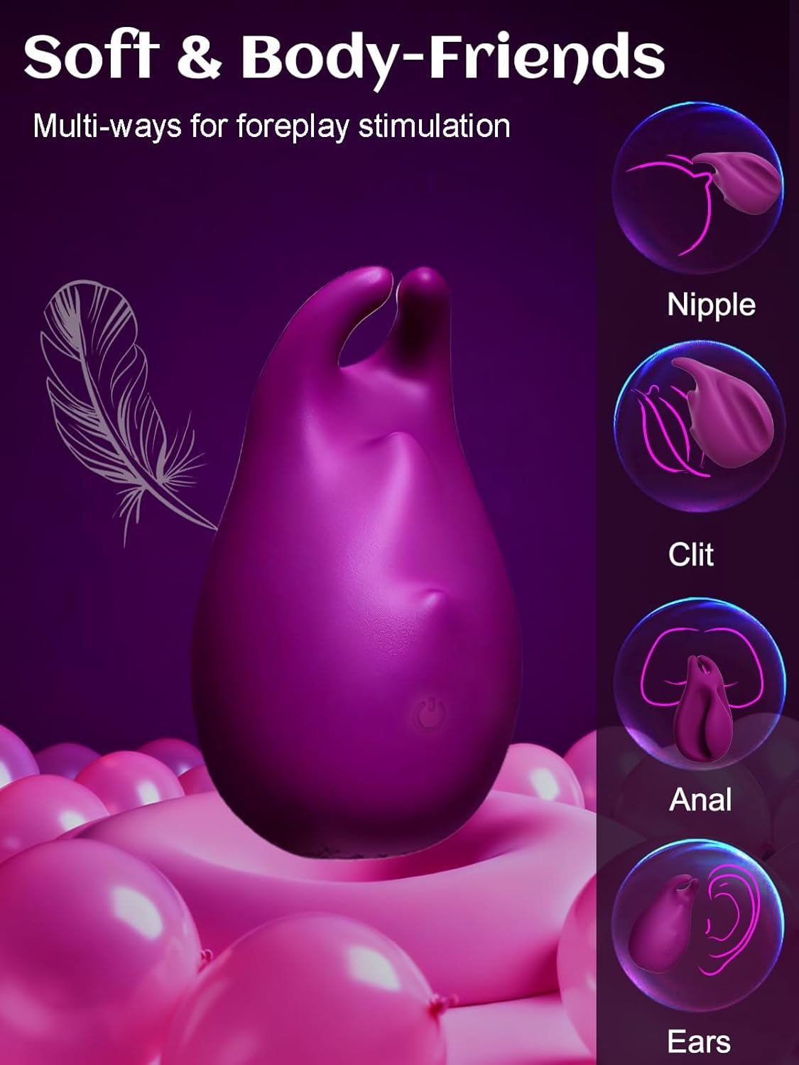 PeachPalm Multi - Zone Precision Finger Vibrator - Vixen | Nova Network