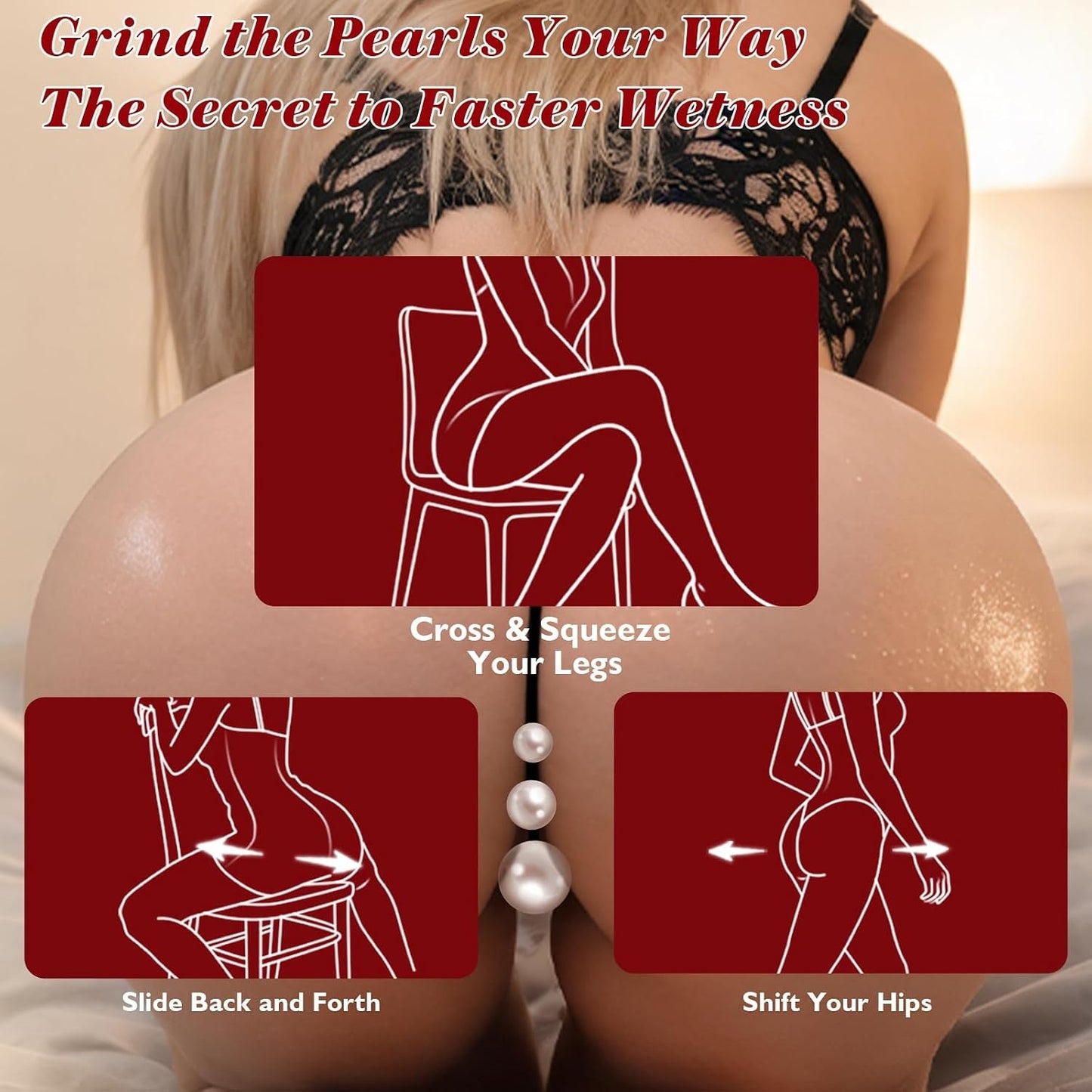 PearlLine Wearable Panty Vibrator | App & Remote, 9 Modes - Vixen Adult Playroom