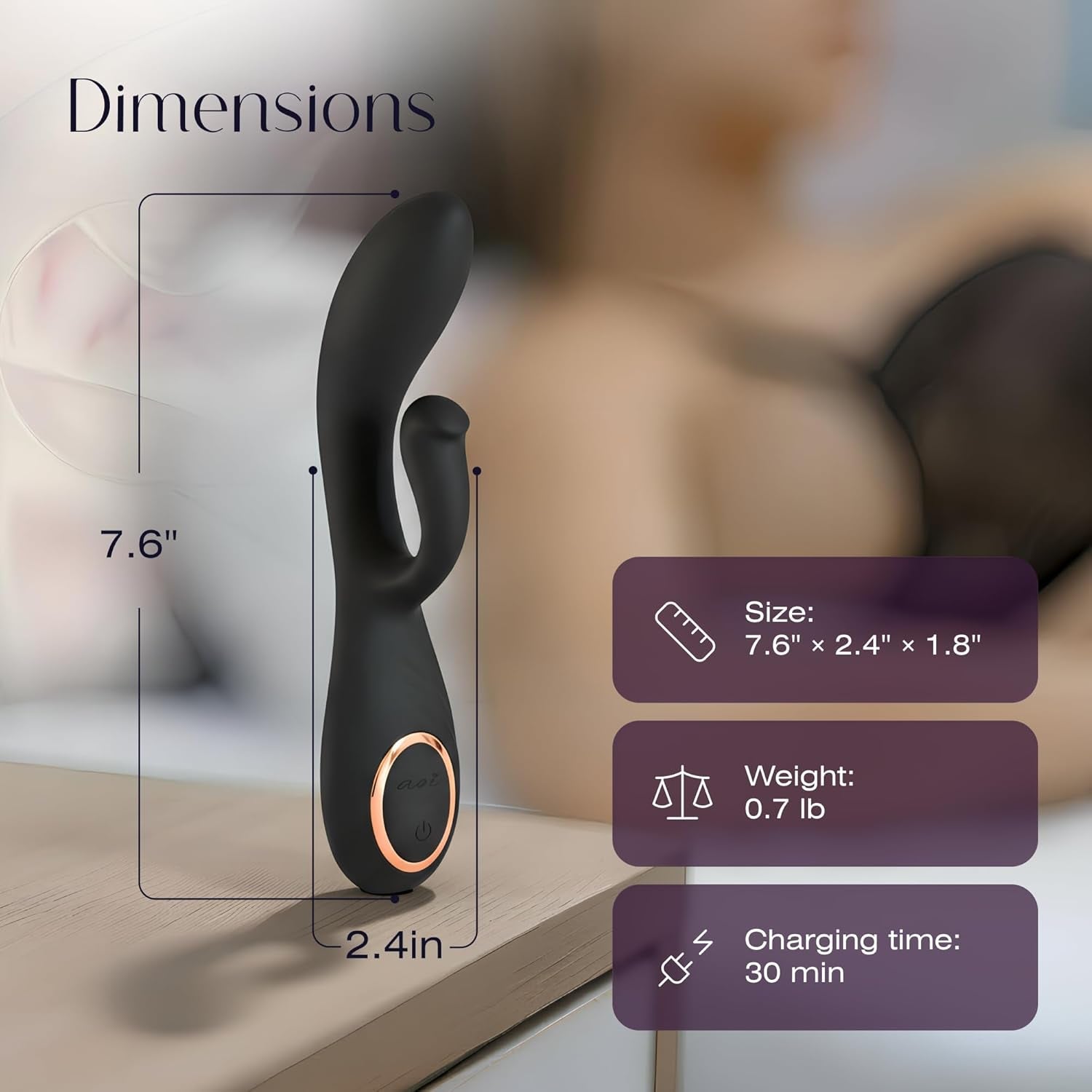 PearLush Dual Motor Rabbit Vibrator - Vixen | Nova Network