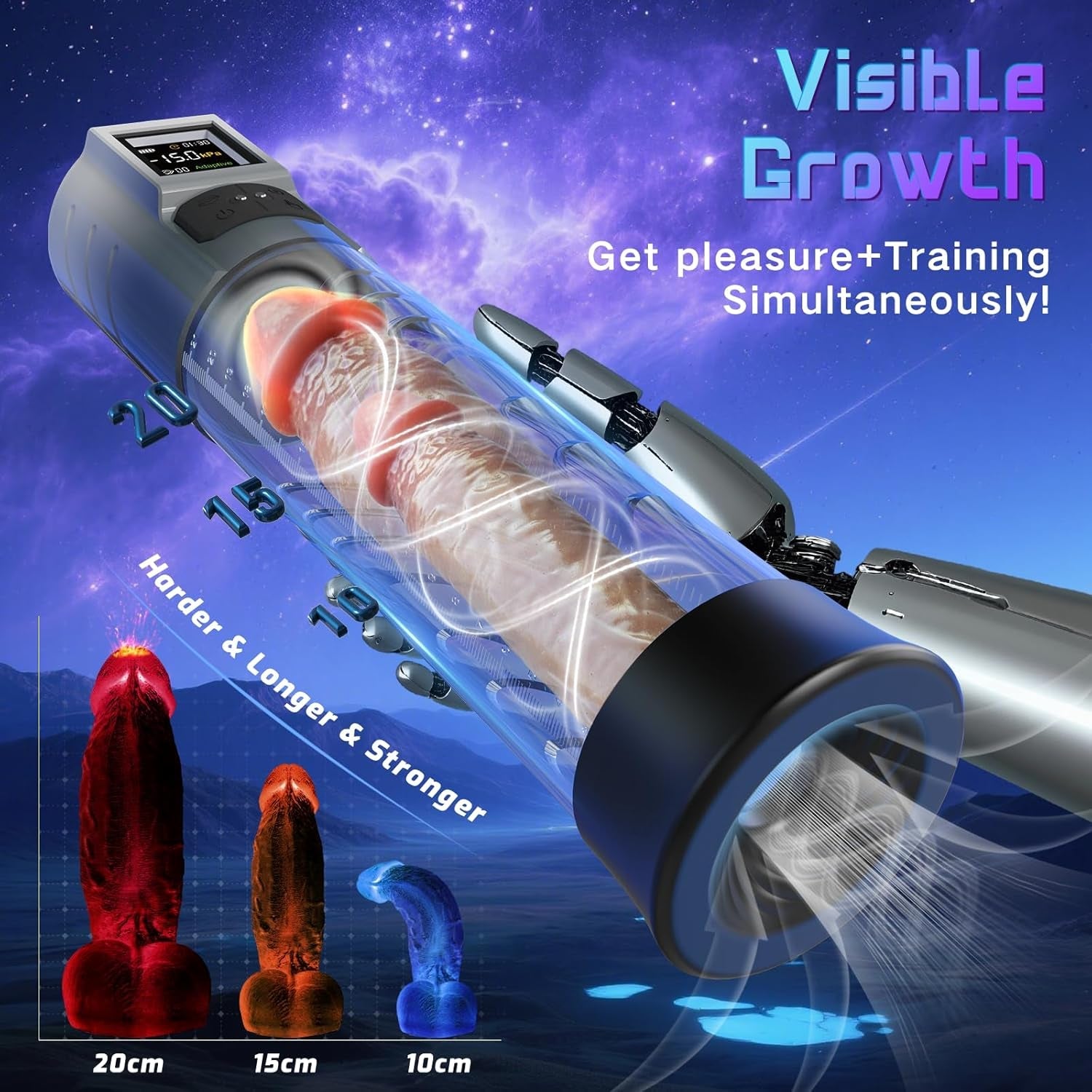 Penis Pump Sex Toys - Pumps & Enlargers Adult Toys Male Sex Toy - Vixen Adult Playroom