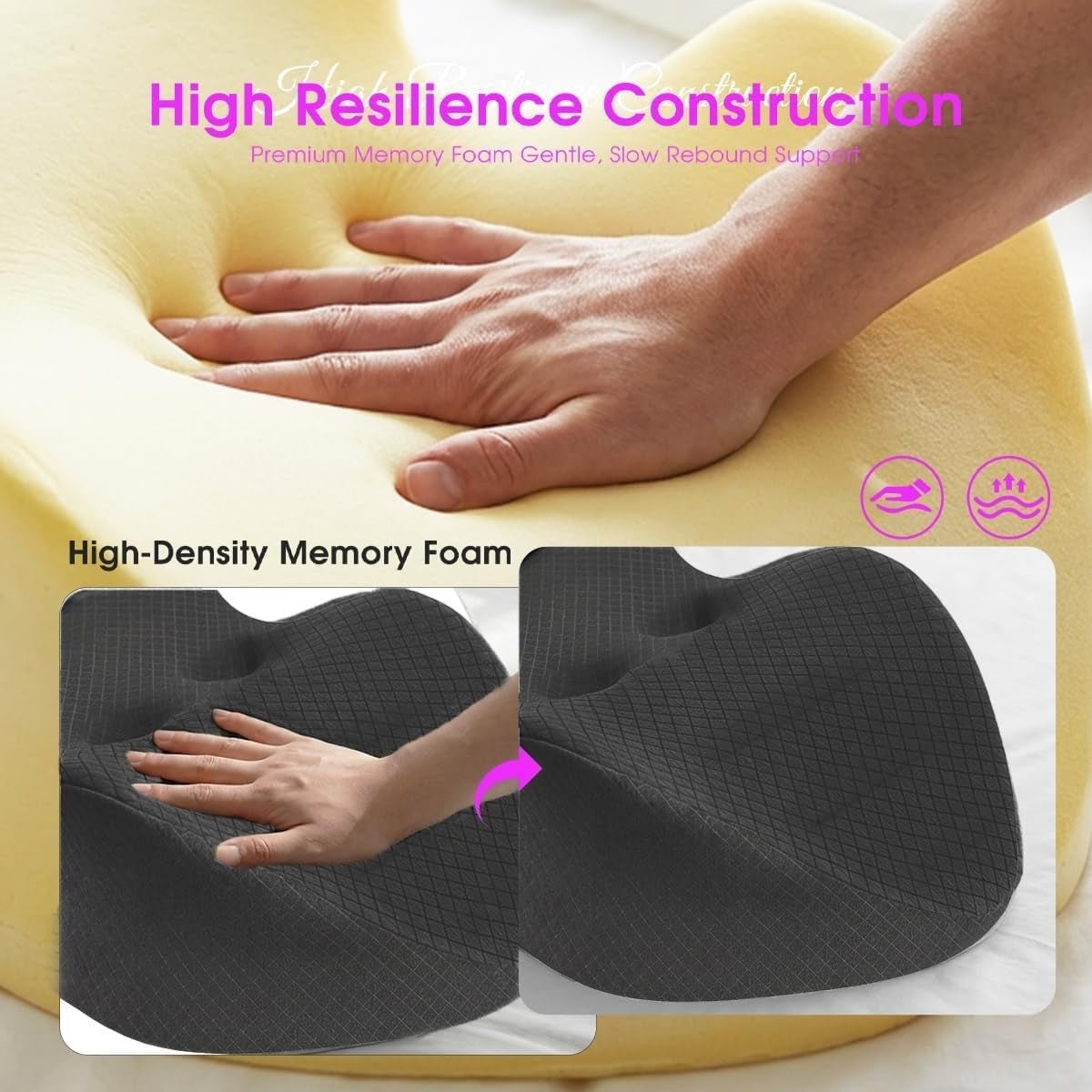 PerfectAngle 27° Sex Wedge Pillow – Memory Foam Position Support - Vixen Adult Playroom