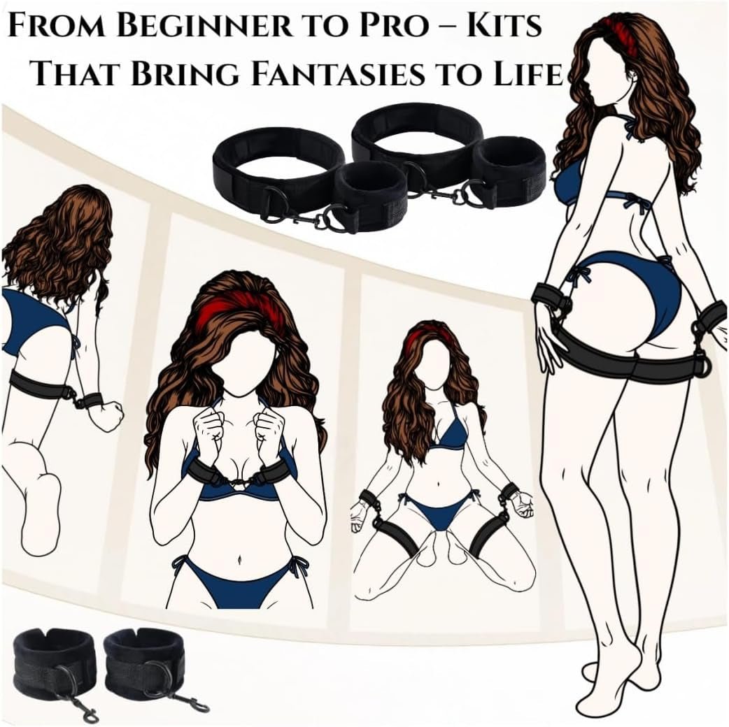 PerfectPitch Sex Position Pillow & Cuff Set - Vixen Adult Playroom