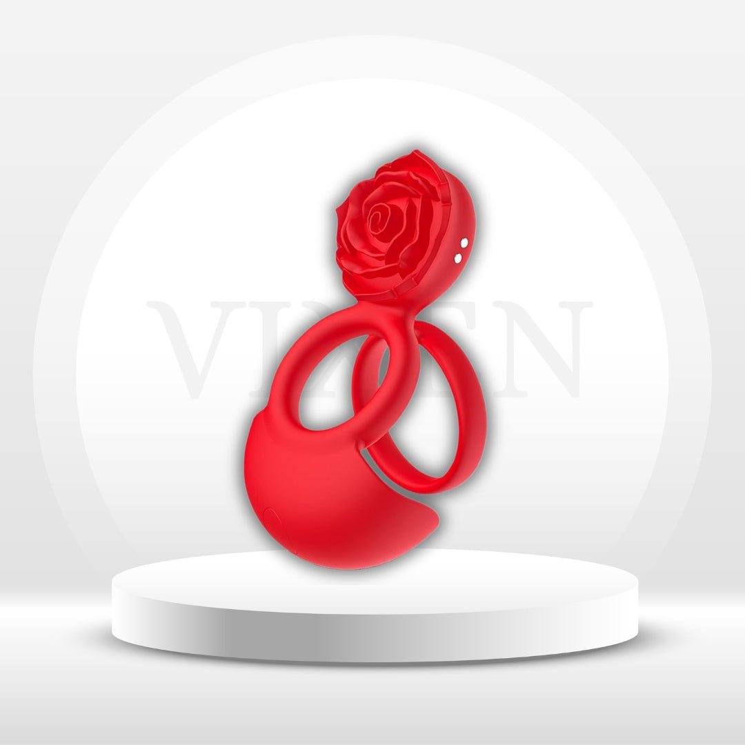 PetalBond Rose Cock Ring Vibrator for Couples - Vixen | Nova Network