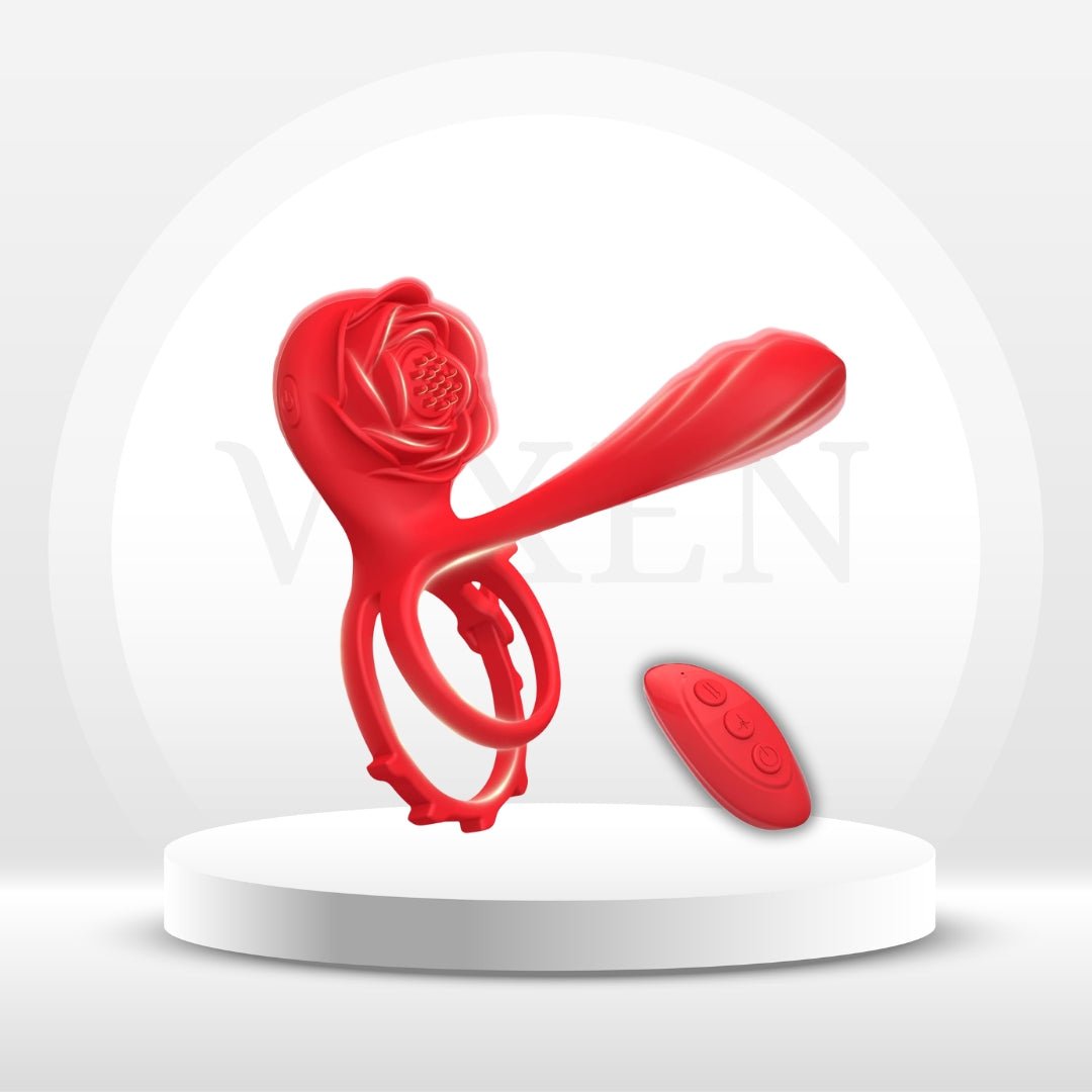 PetalGrip Adjustable Vibrating Couples Cock Ring - Vixen | Nova Network