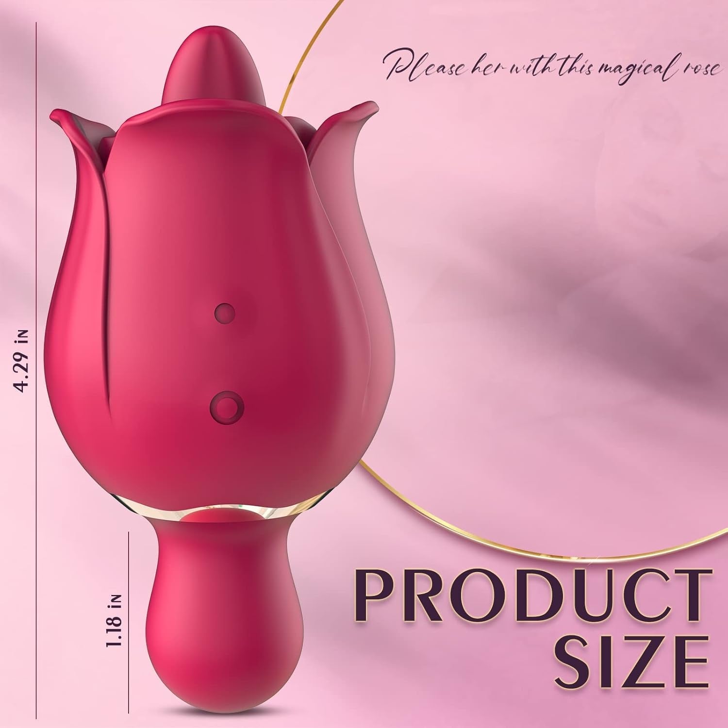 PetalLick Rose Tongue Licking Vibrator - Vixen | Nova Network