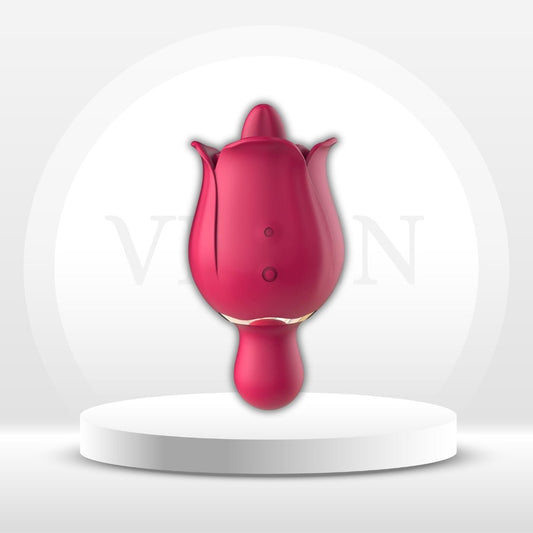 PetalLick Rose Tongue Licking Vibrator - Vixen | Nova Network