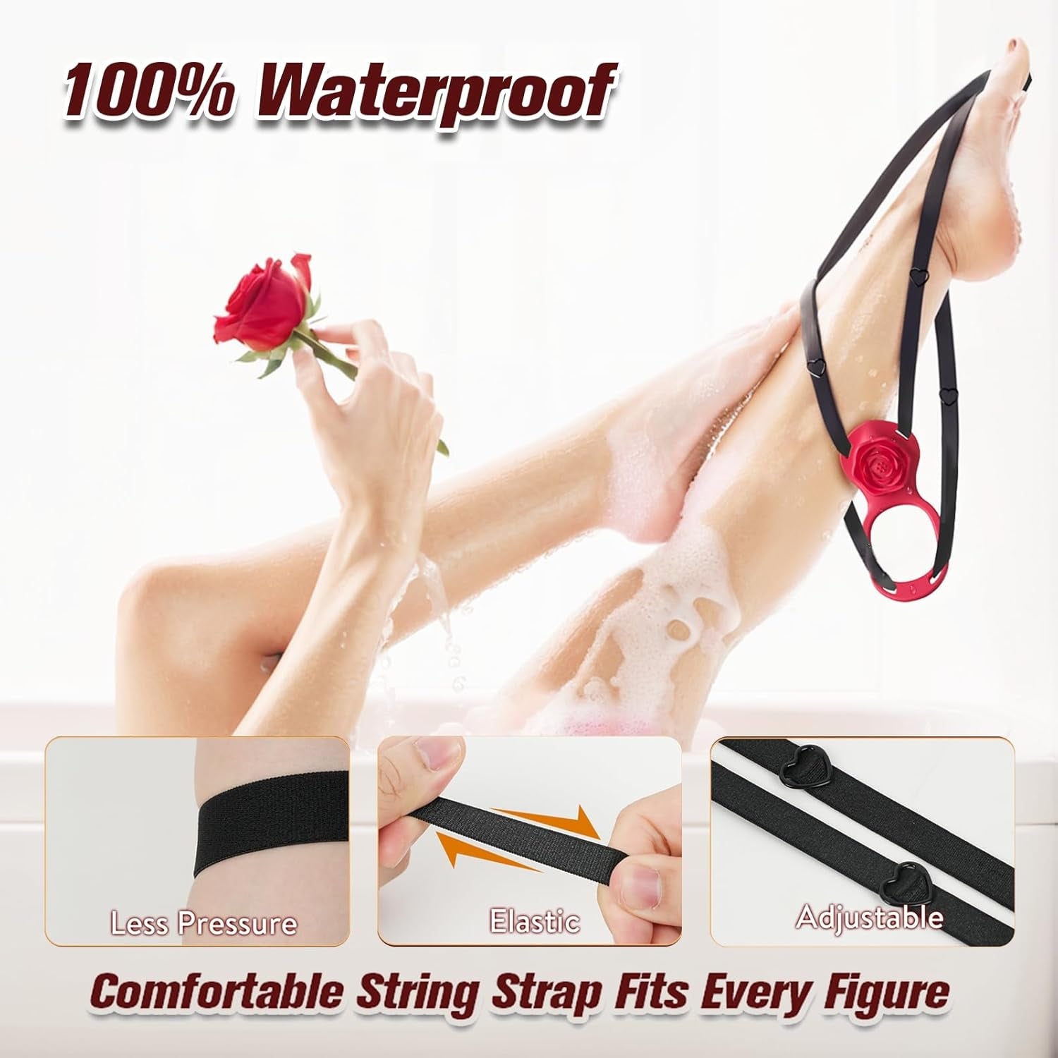 PetalLush Rose Couples Wearable Clitoral Vibrator - Vixen | Nova Network