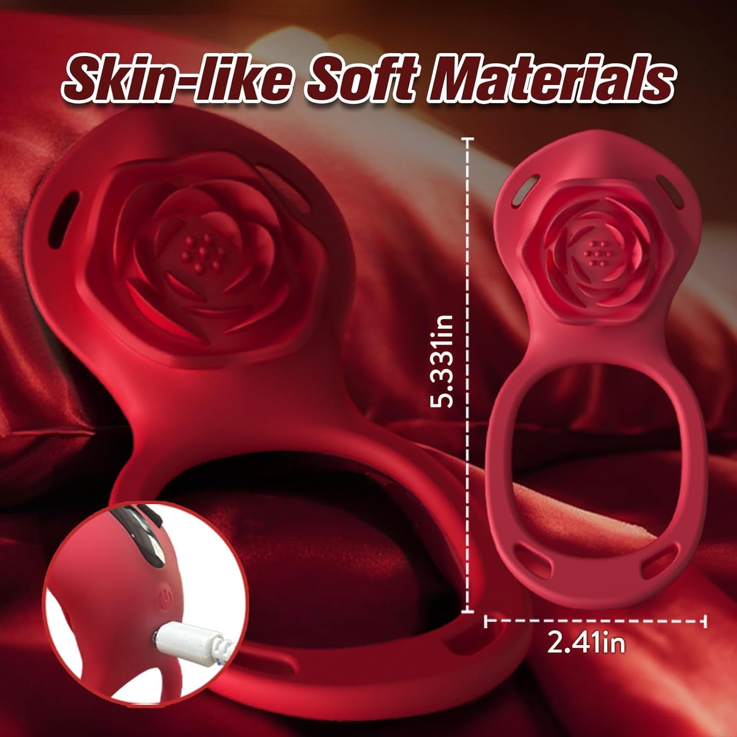 PetalLush Rose Couples Wearable Clitoral Vibrator - Vixen | Nova Network