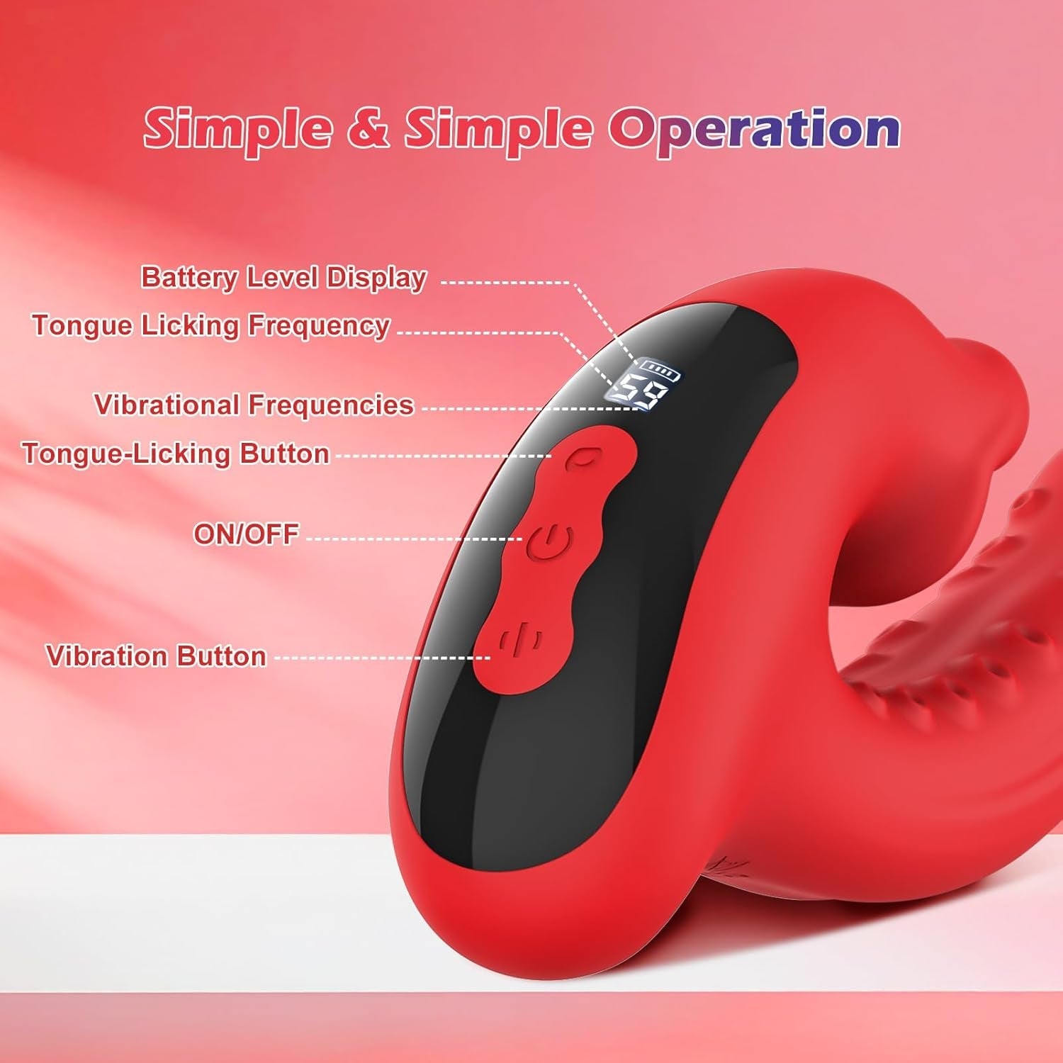 PetalNova Tongue & G - Spot Vibrator - Vixen | Nova Network