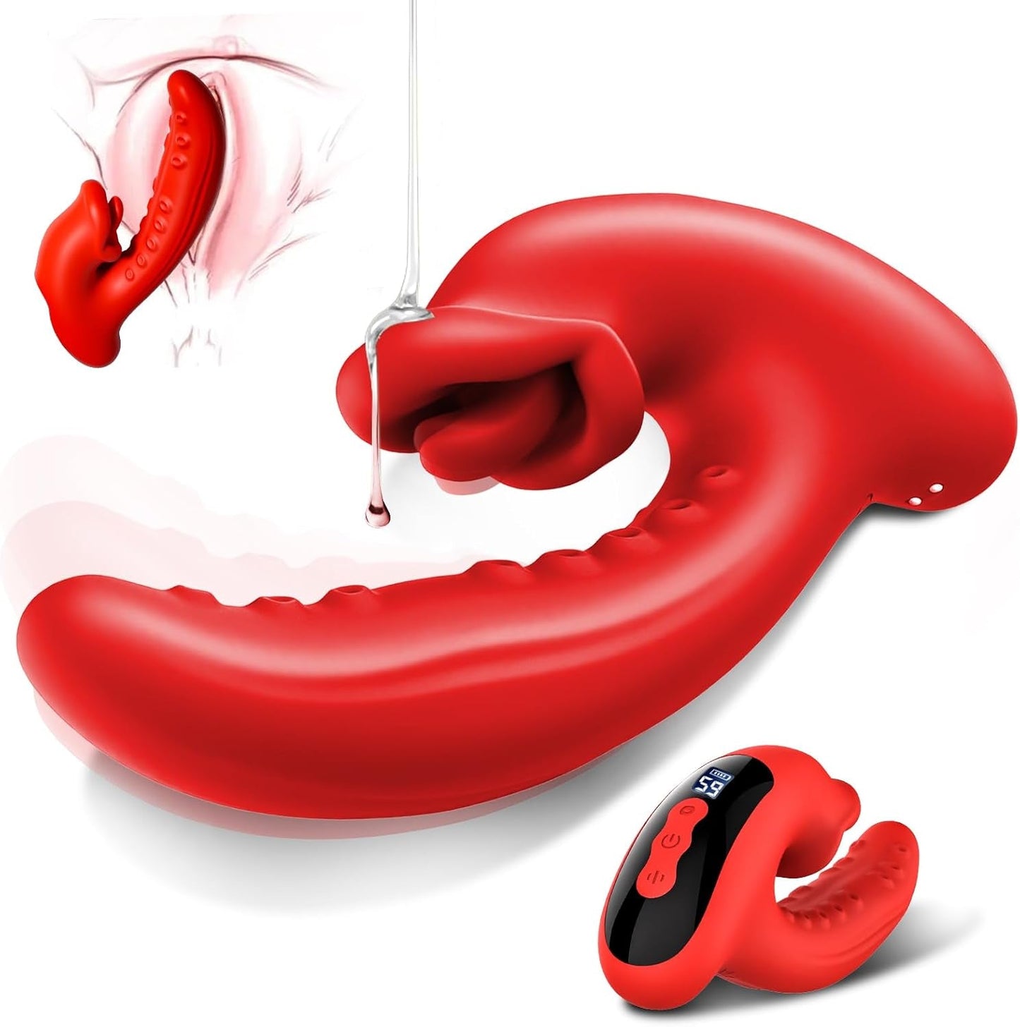 PetalNova Tongue & G - Spot Vibrator - Vixen | Nova Network